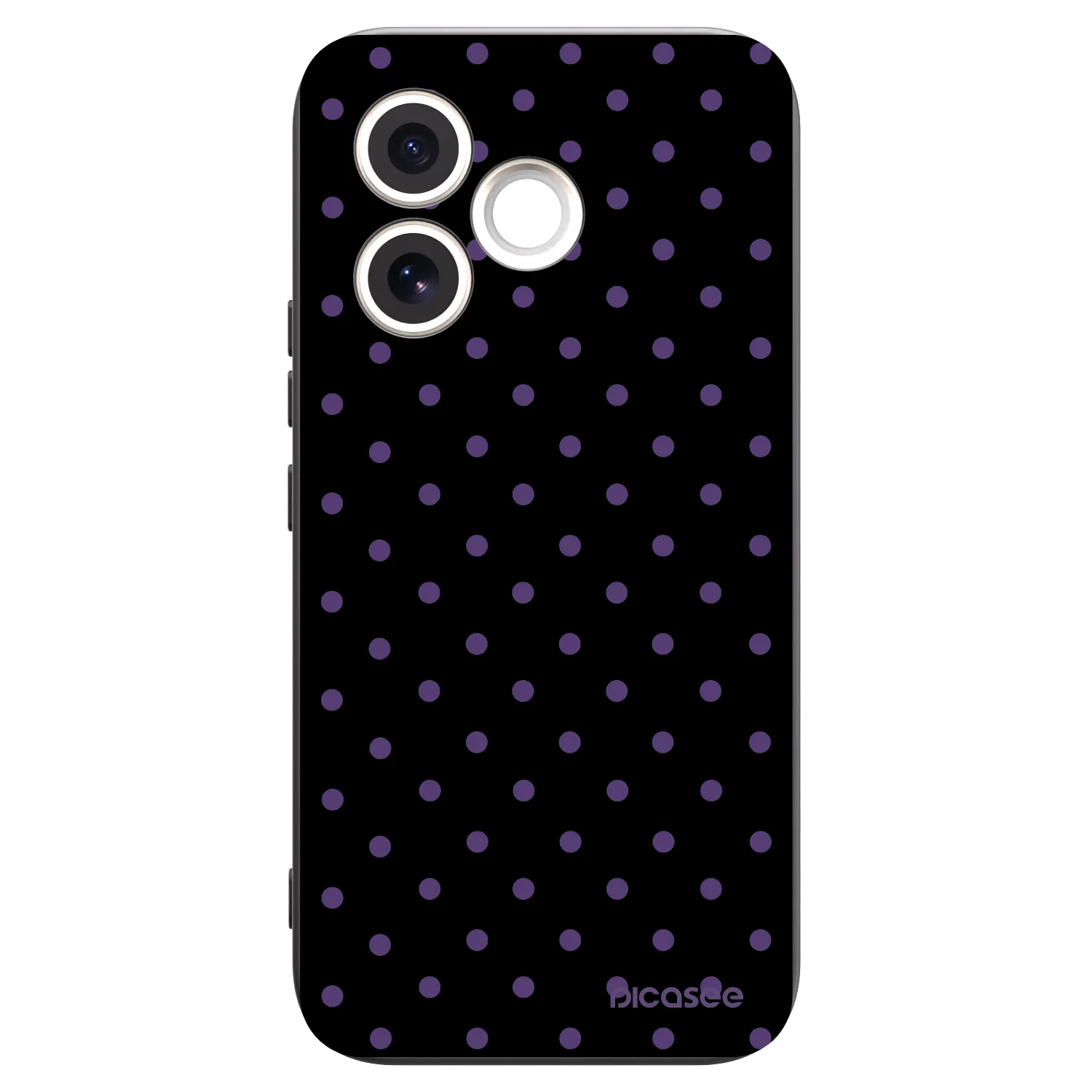 Picasee crna silikonska maskica za Honor 600 Lite - Flickers
