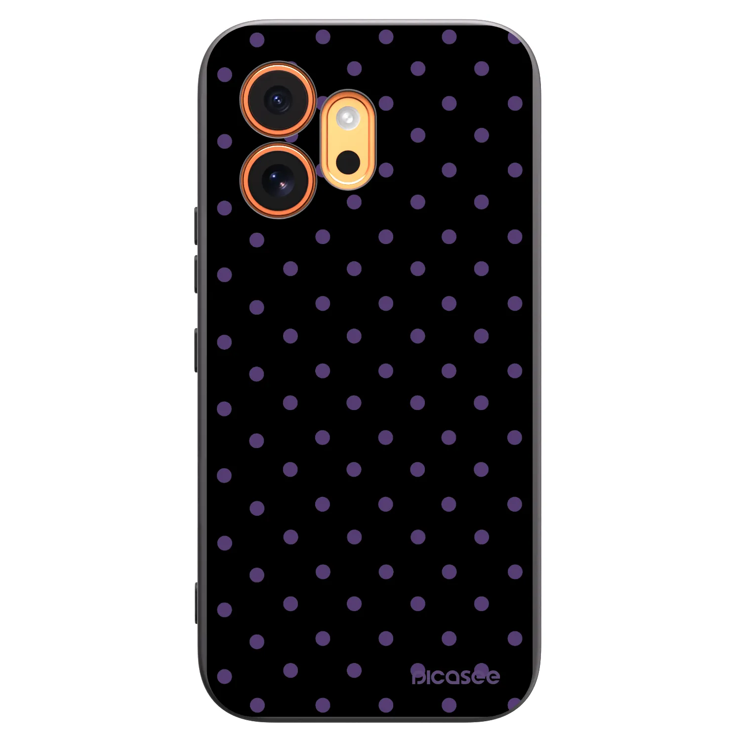 Picasee crna silikonska maskica za Honor 600 - Flickers
