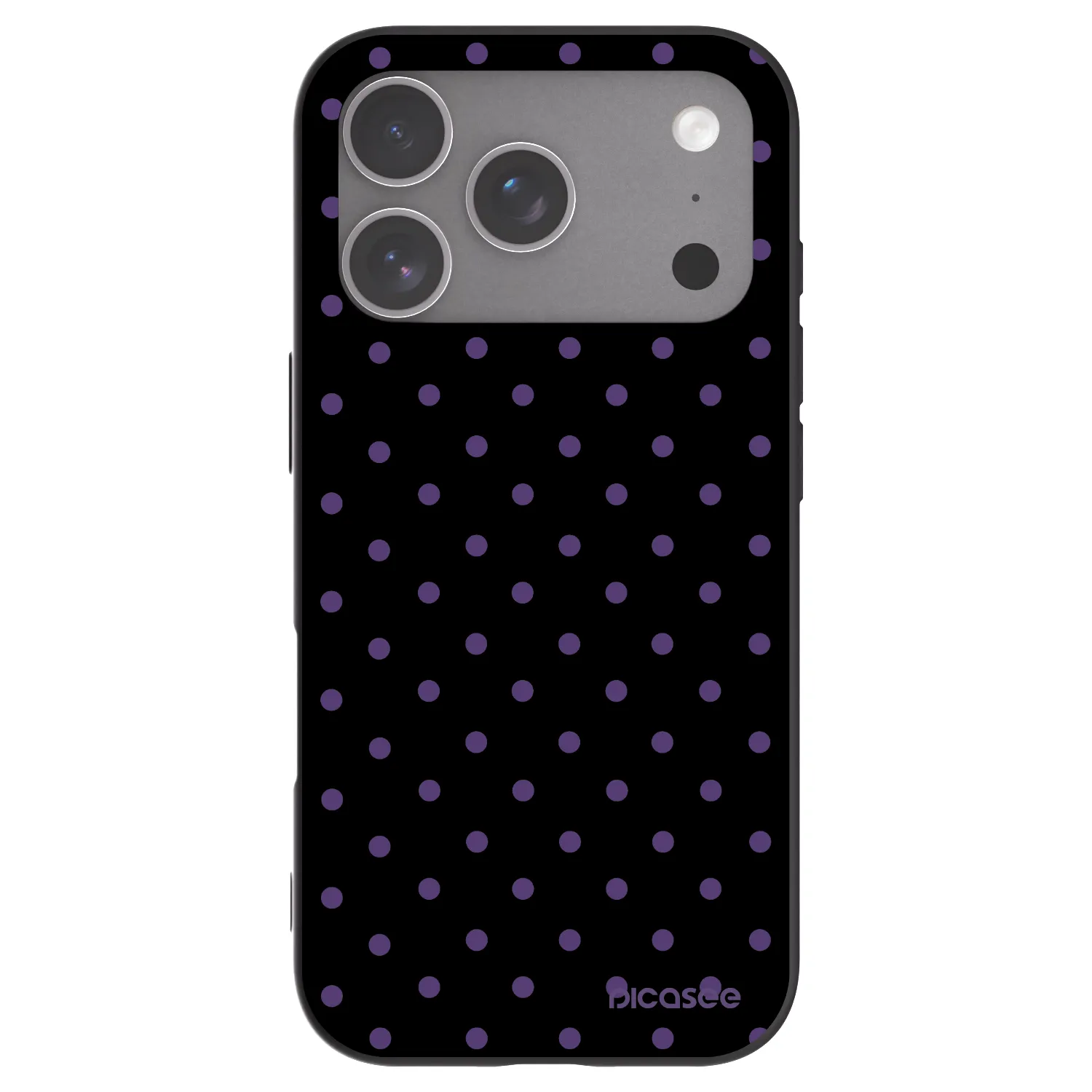 Picasee crna silikonska maskica za Apple iPhone 18 Pro - Flickers