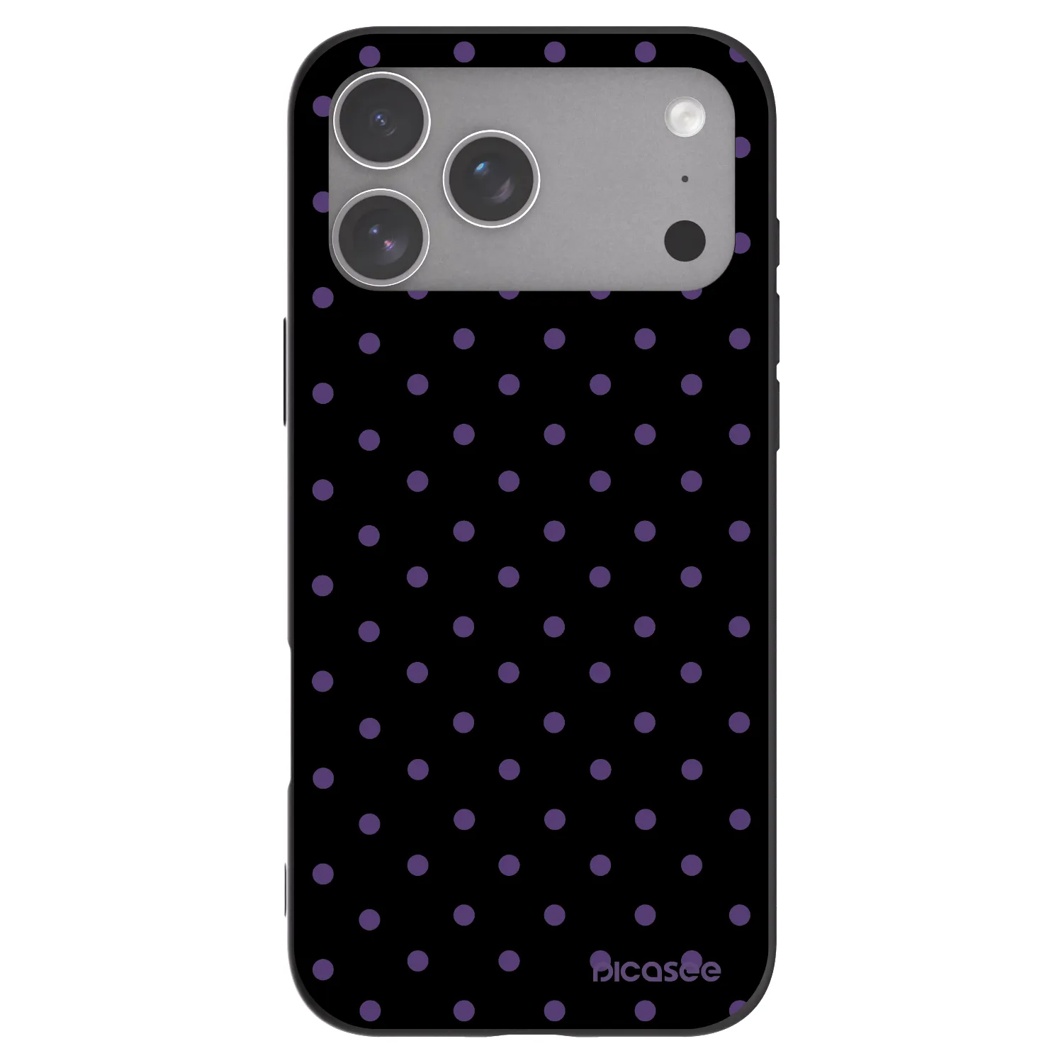 Picasee crna silikonska maskica za Apple iPhone 18 Pro Max - Flickers