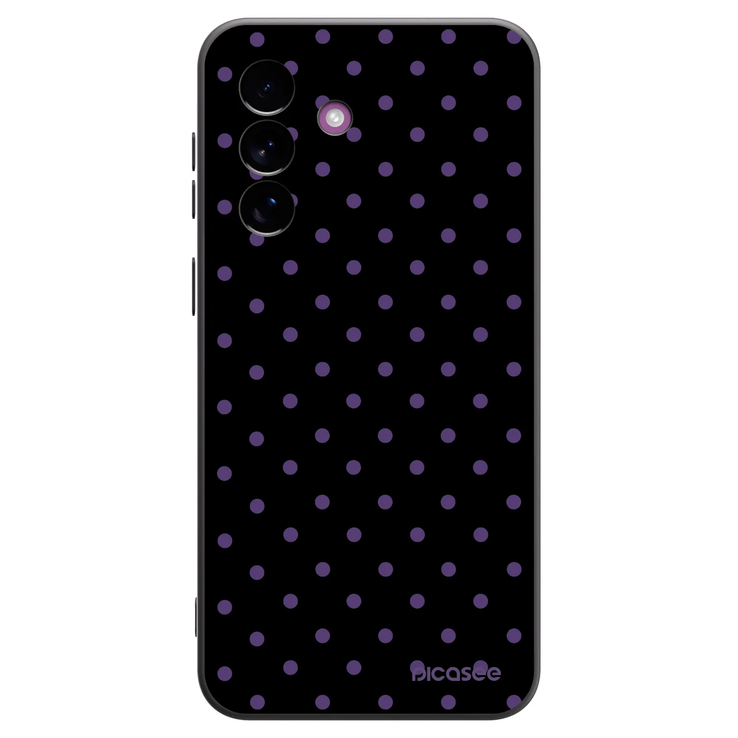 Picasee crna silikonska maskica za Samsung Galaxy A37 - Flickers
