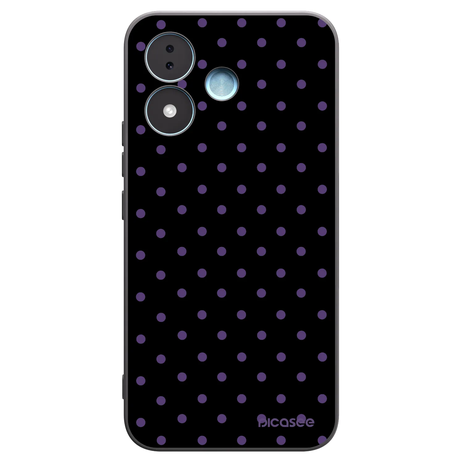 Picasee crna silikonska maskica za Xiaomi Redmi Note 17 5G - Flickers