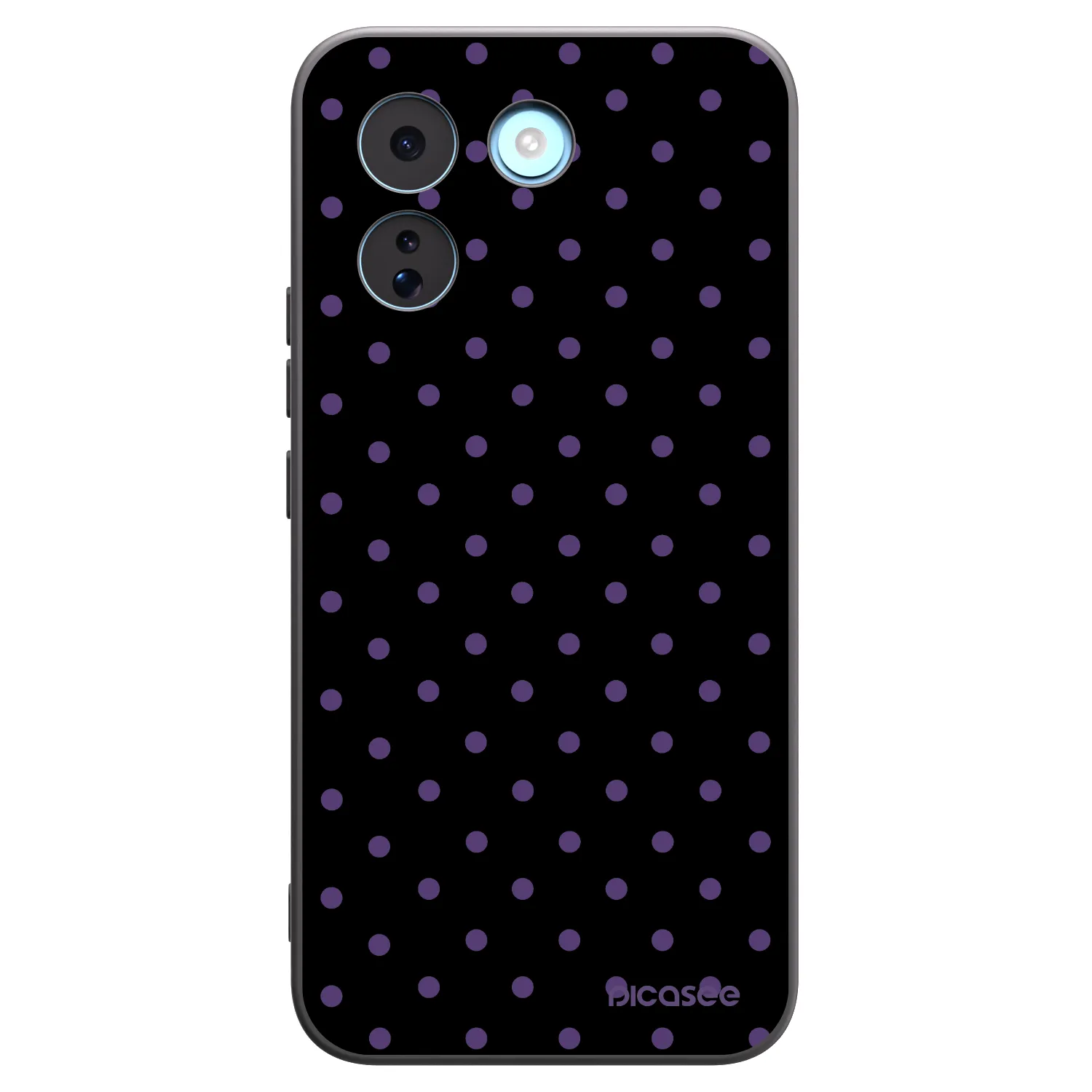 Picasee crna silikonska maskica za Xiaomi Redmi Note 17 Pro MAX 5G - Flickers