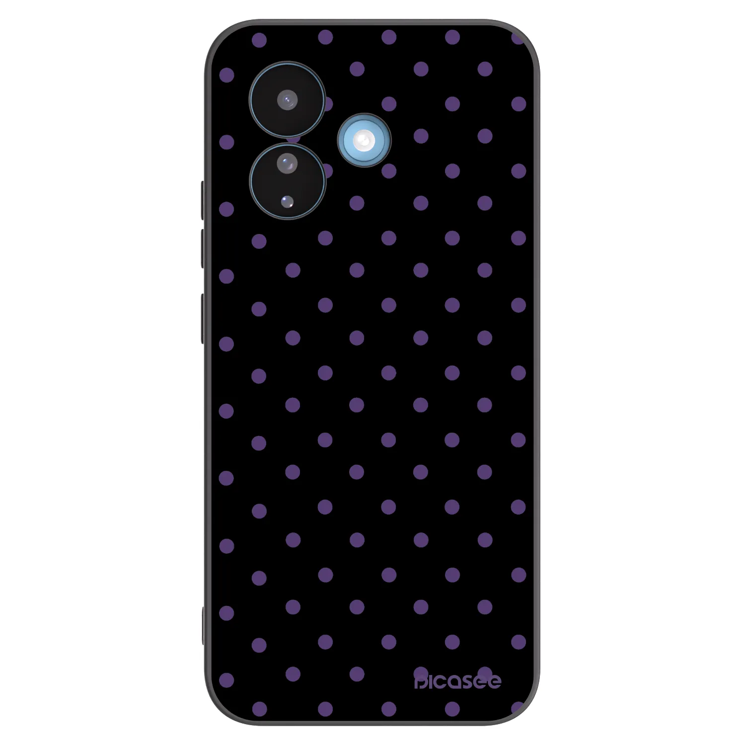 Picasee crna silikonska maskica za Xiaomi Redmi Note 17 Pro 5G - Flickers