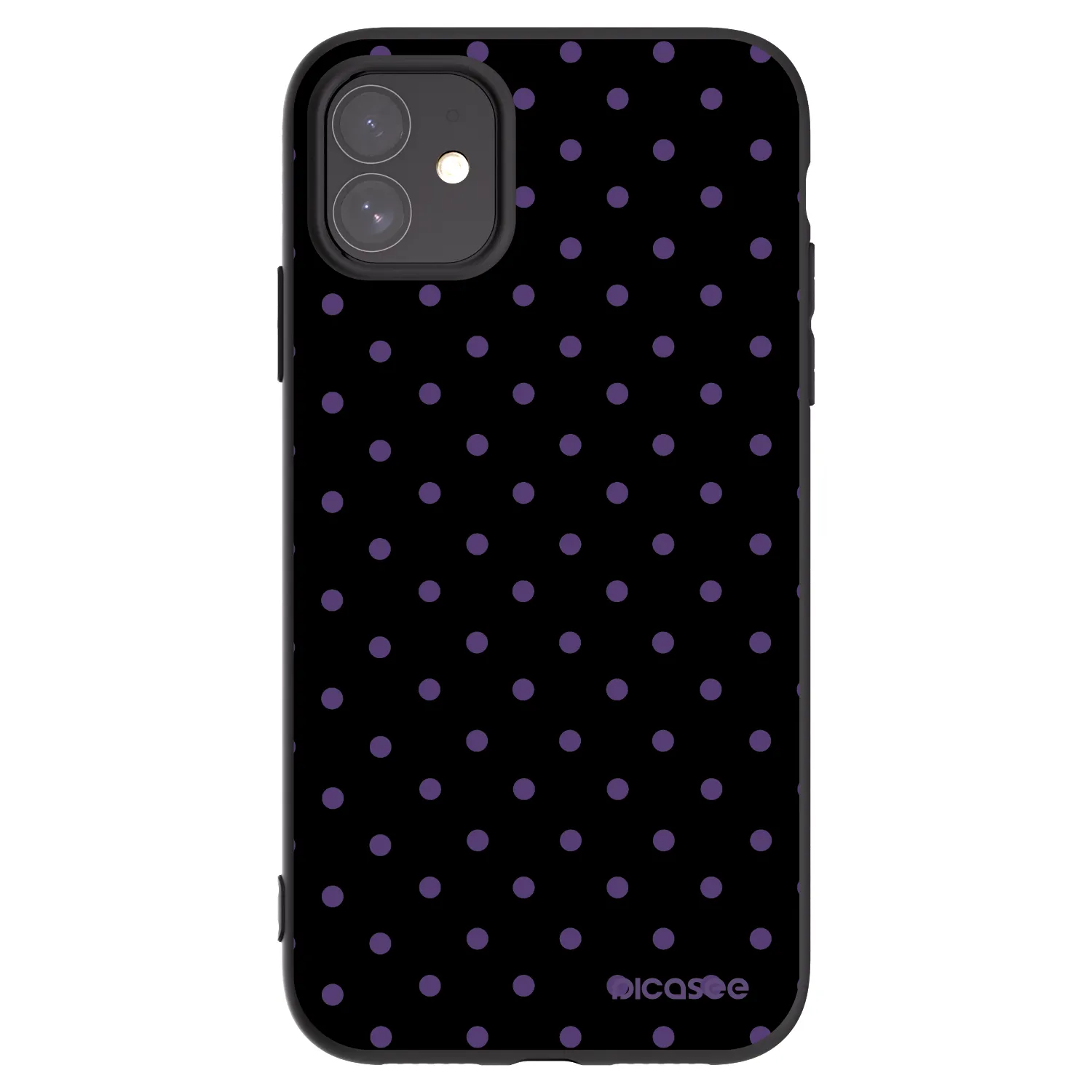Picasee crna silikonska maskica za Apple iPhone 11 - Flickers