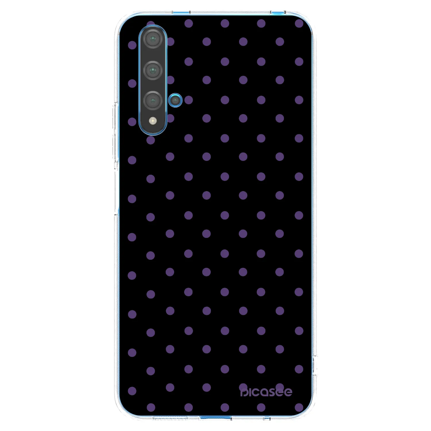 Picasee silikonska prozirna maskica za Huawei Nova 5T - Flickers