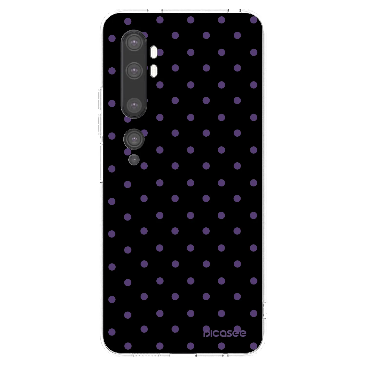Picasee silikonska prozirna maskica za Xiaomi Mi Note 10 (Pro) - Flickers