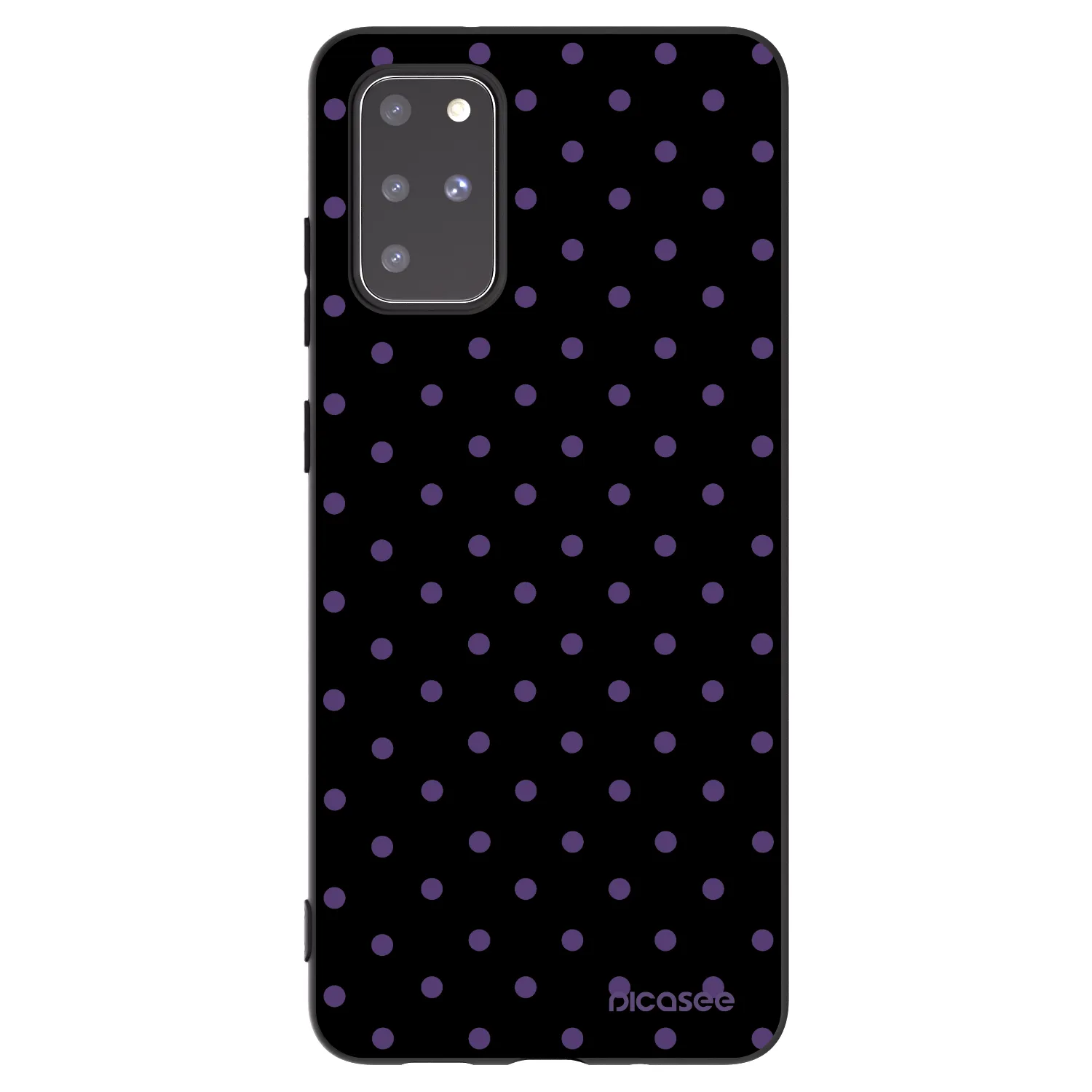 Picasee crna silikonska maskica za Samsung Galaxy S20+ G985F - Flickers