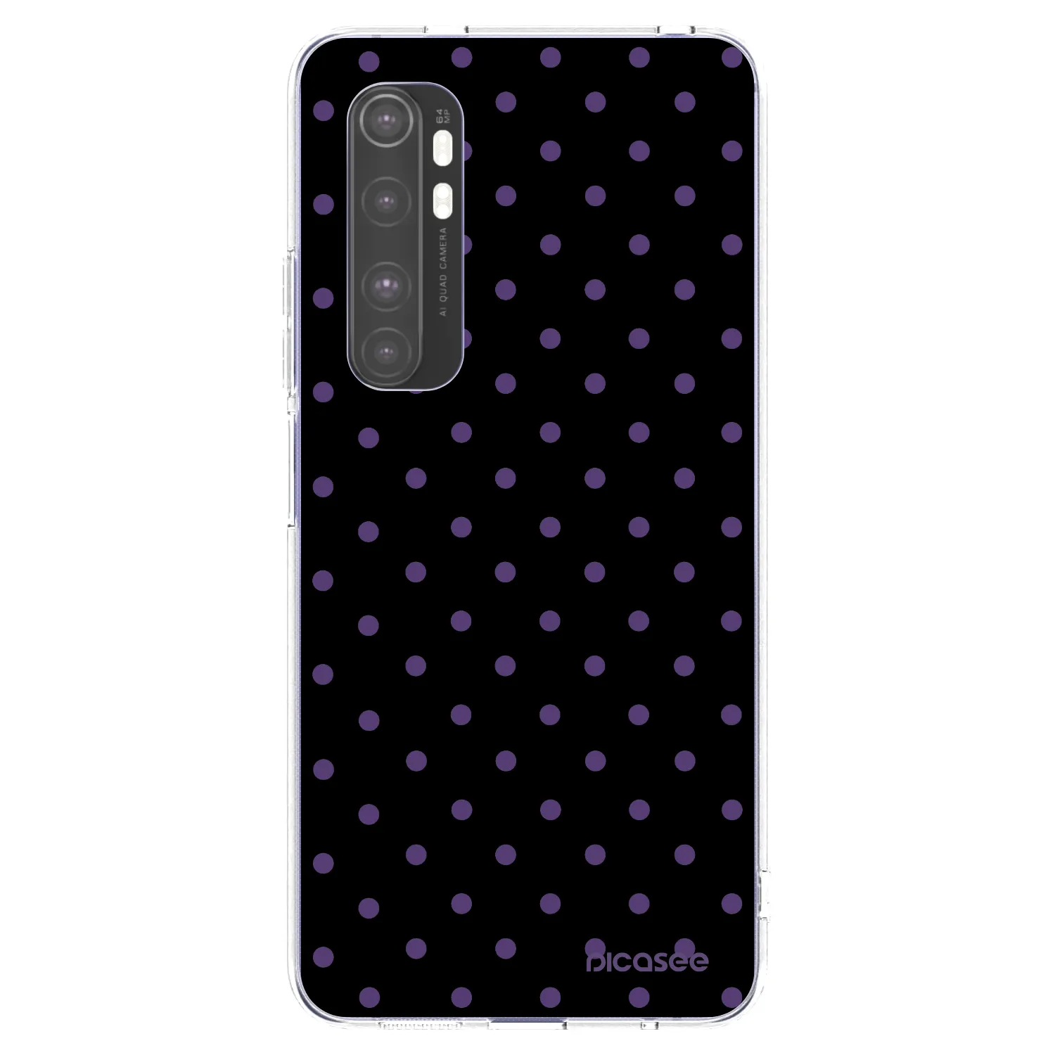 Picasee silikonska prozirna maskica za Xiaomi Mi Note 10 Lite - Flickers