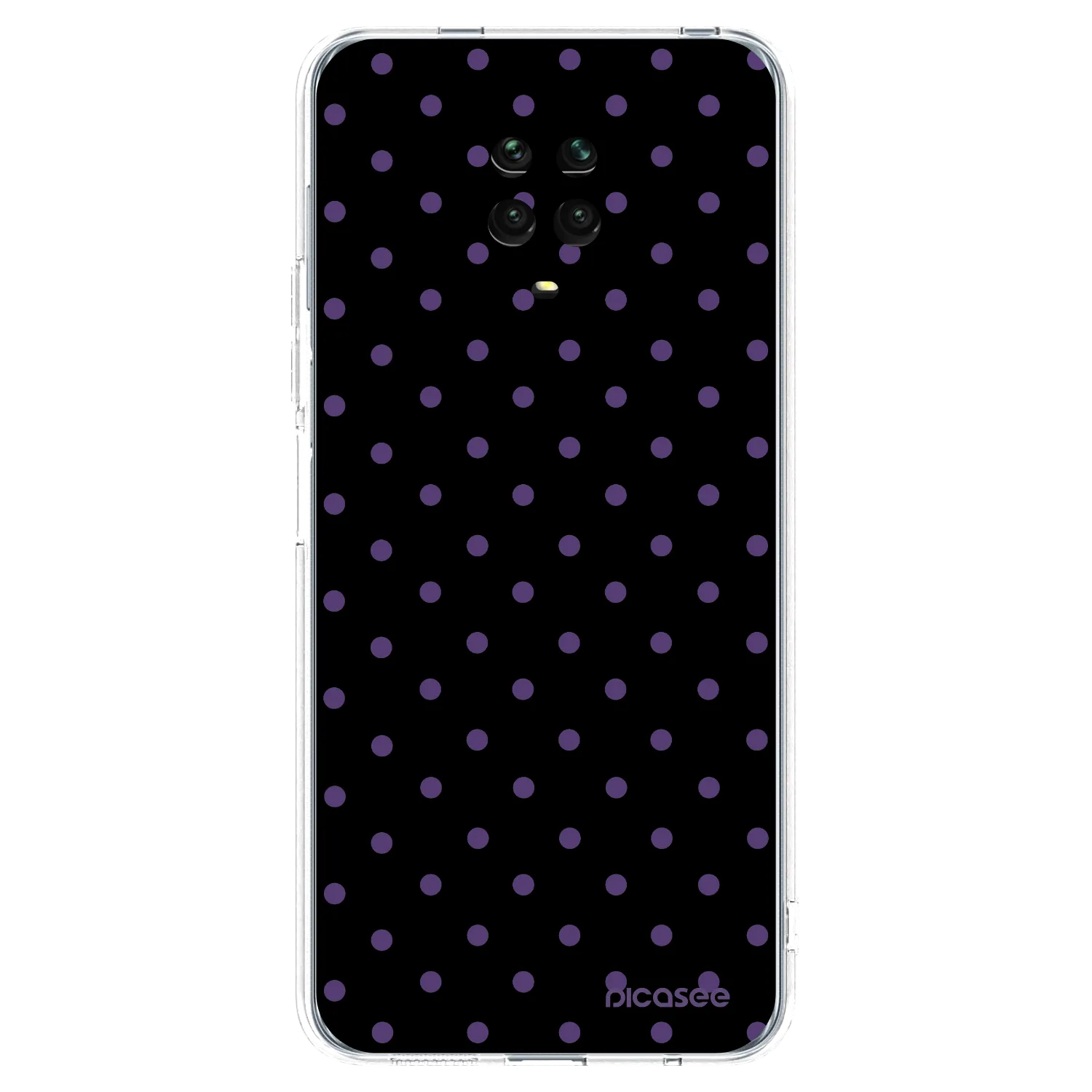 Picasee silikonska prozirna maskica za Xiaomi Redmi Note 9S - Flickers