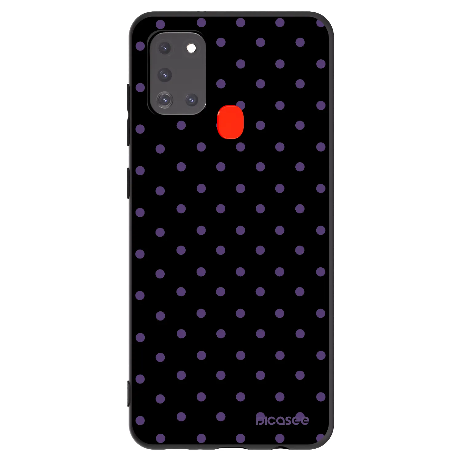 Picasee crna silikonska maskica za Samsung Galaxy A21s - Flickers
