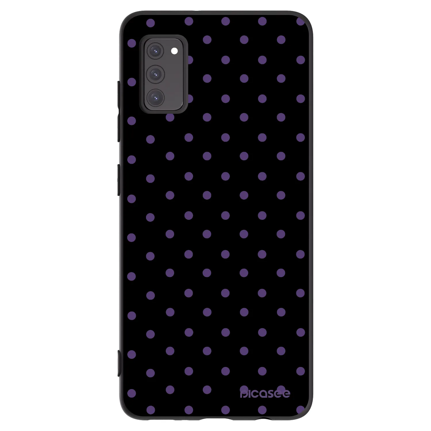 Picasee crna silikonska maskica za Samsung Galaxy A41 A415F - Flickers