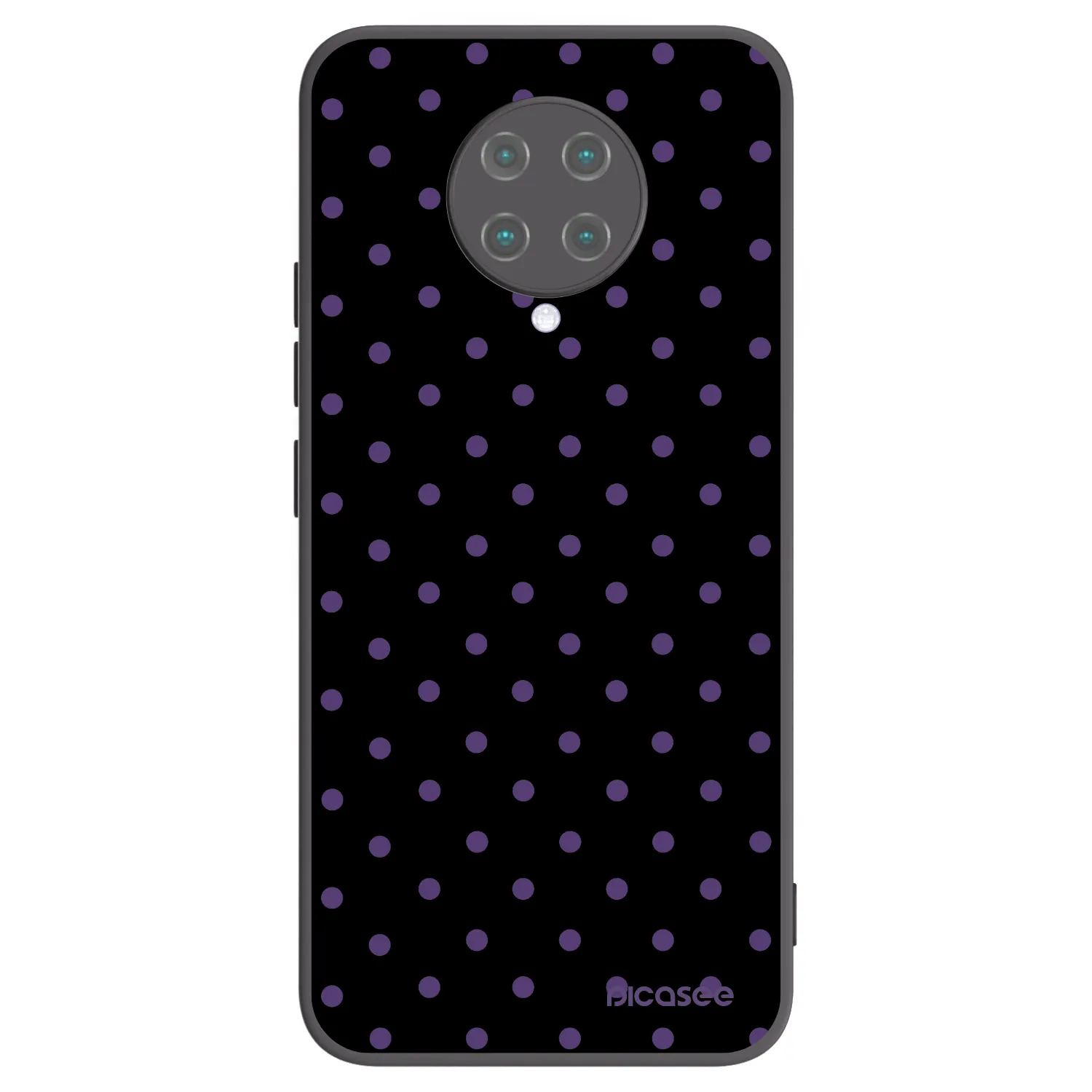 Picasee crna silikonska maskica za Xiaomi Poco F2 Pro - Flickers