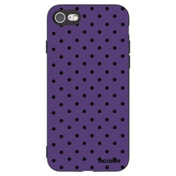 Picasee crna silikonska maskica za Apple iPhone 8 - Flickers 2