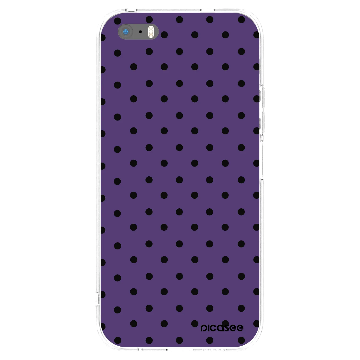 Picasee silikonska prozirna maskica za Apple iPhone 5/5S/SE - Flickers 2