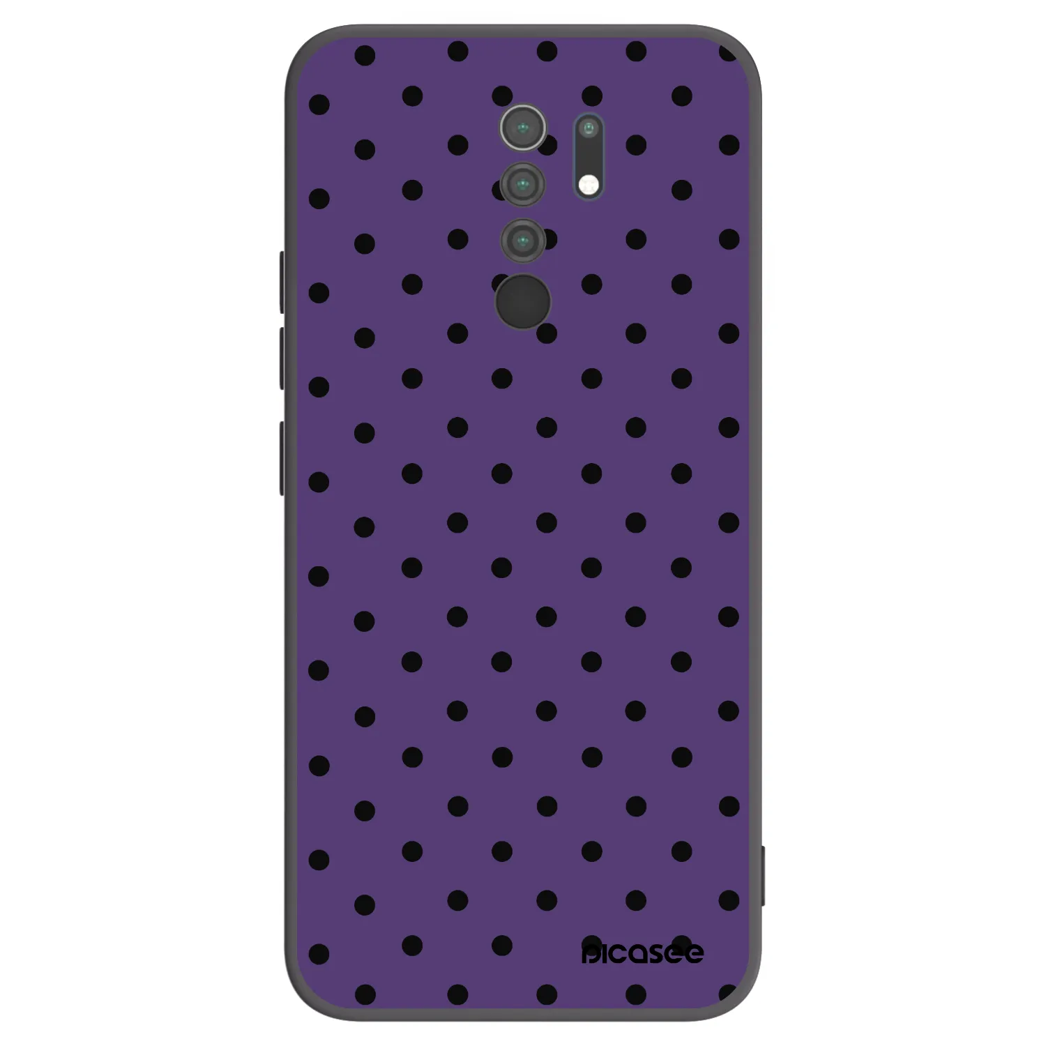Picasee crna silikonska maskica za Xiaomi Redmi 9 - Flickers 2
