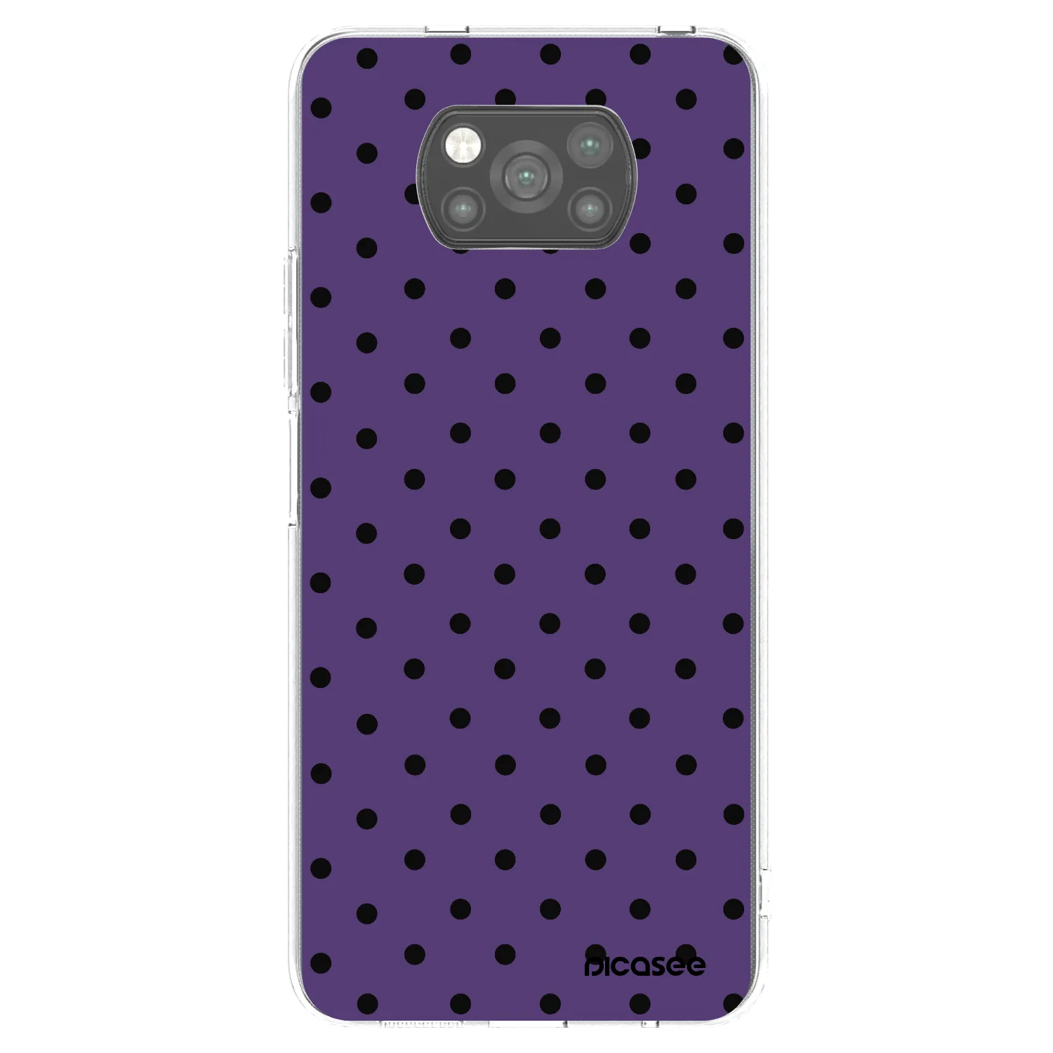 Picasee crna silikonska maskica za Xiaomi Poco X3 - Flickers 2
