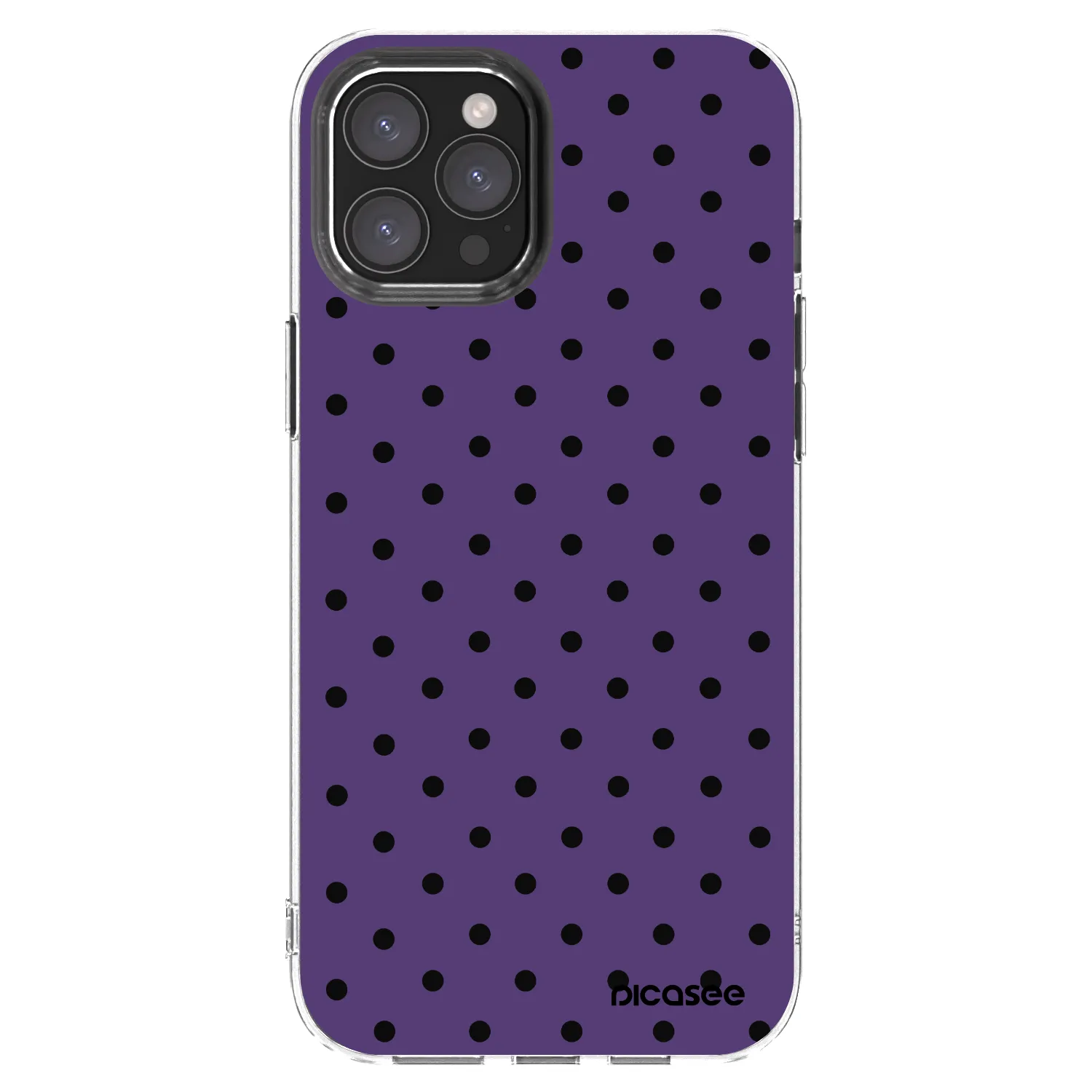 Picasee silikonska prozirna maskica za Apple iPhone 12 Pro Max - Flickers 2