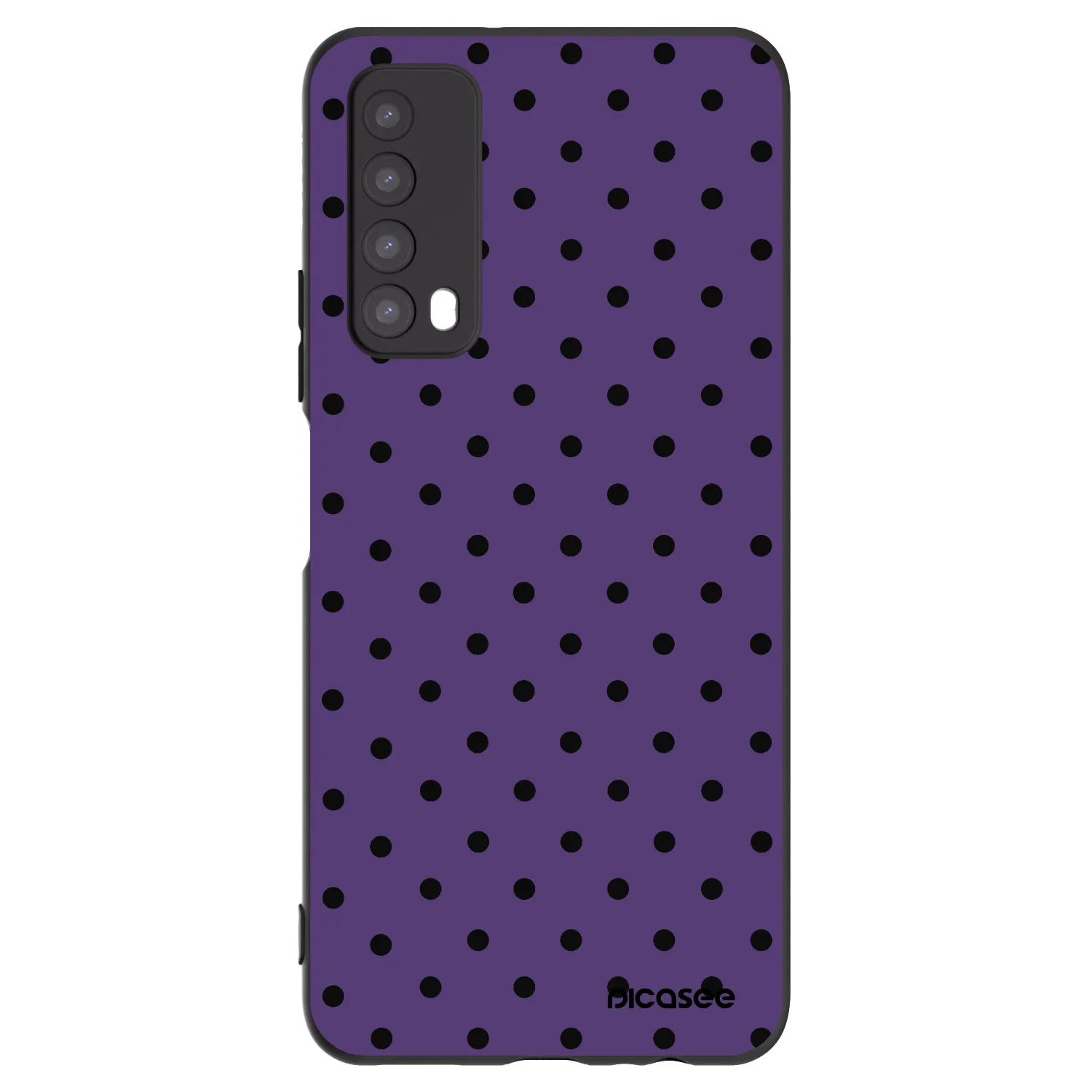 Picasee crna silikonska maskica za Huawei P Smart 2021 - Flickers 2