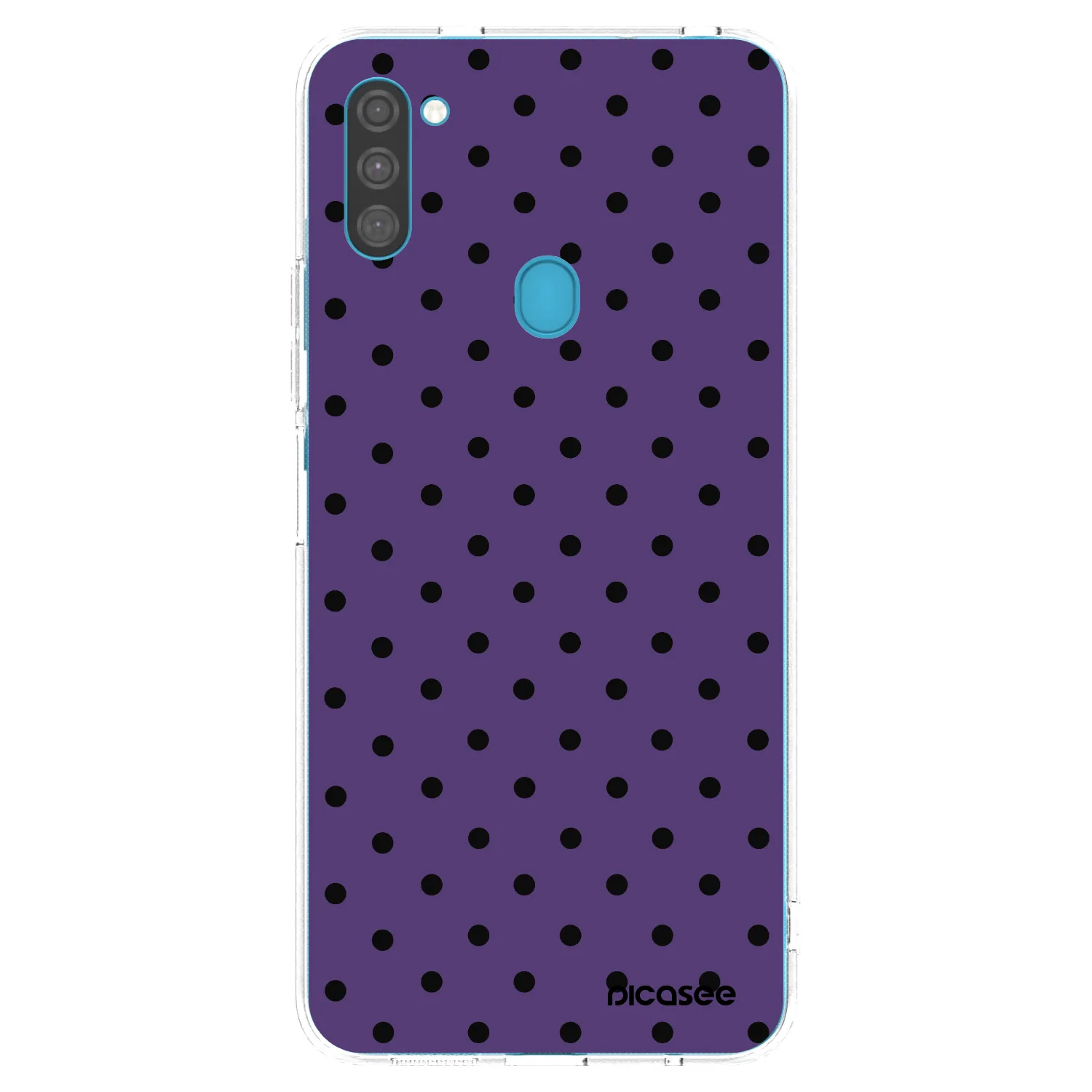 Picasee silikonska prozirna maskica za Samsung Galaxy M11 - Flickers 2