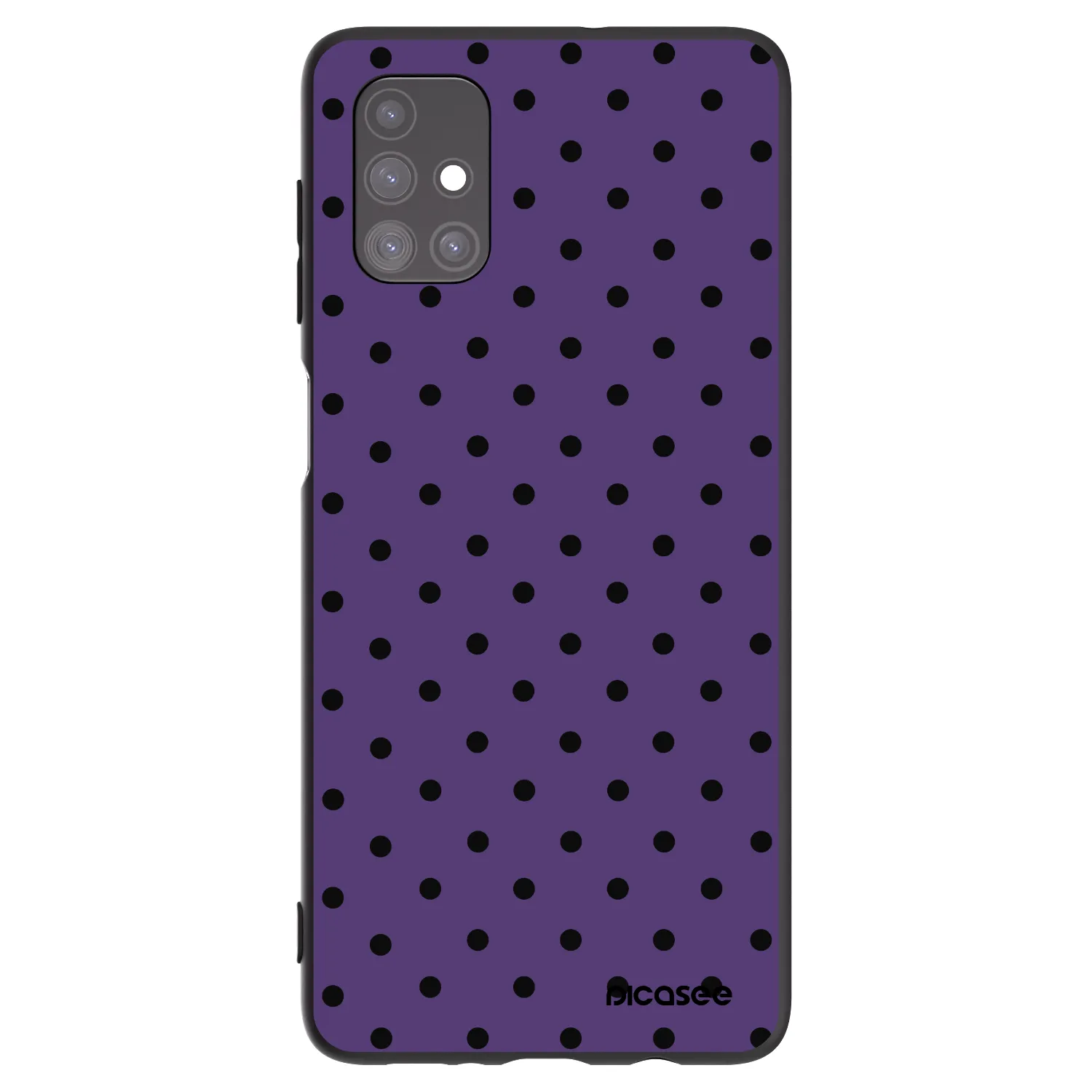 Picasee crna silikonska maskica za Samsung Galaxy M51 M515F - Flickers 2