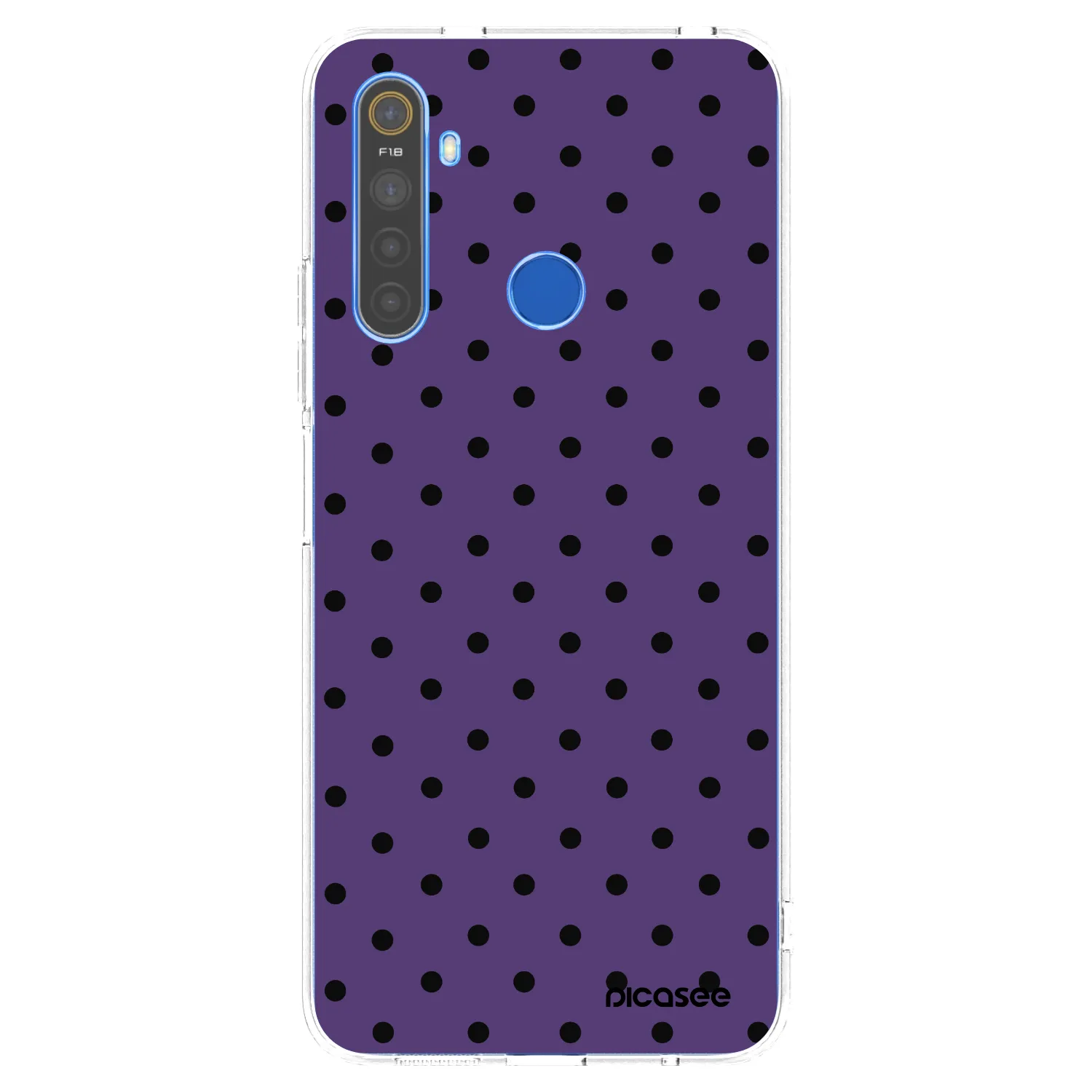 Picasee silikonska prozirna maskica za Realme 5 - Flickers 2
