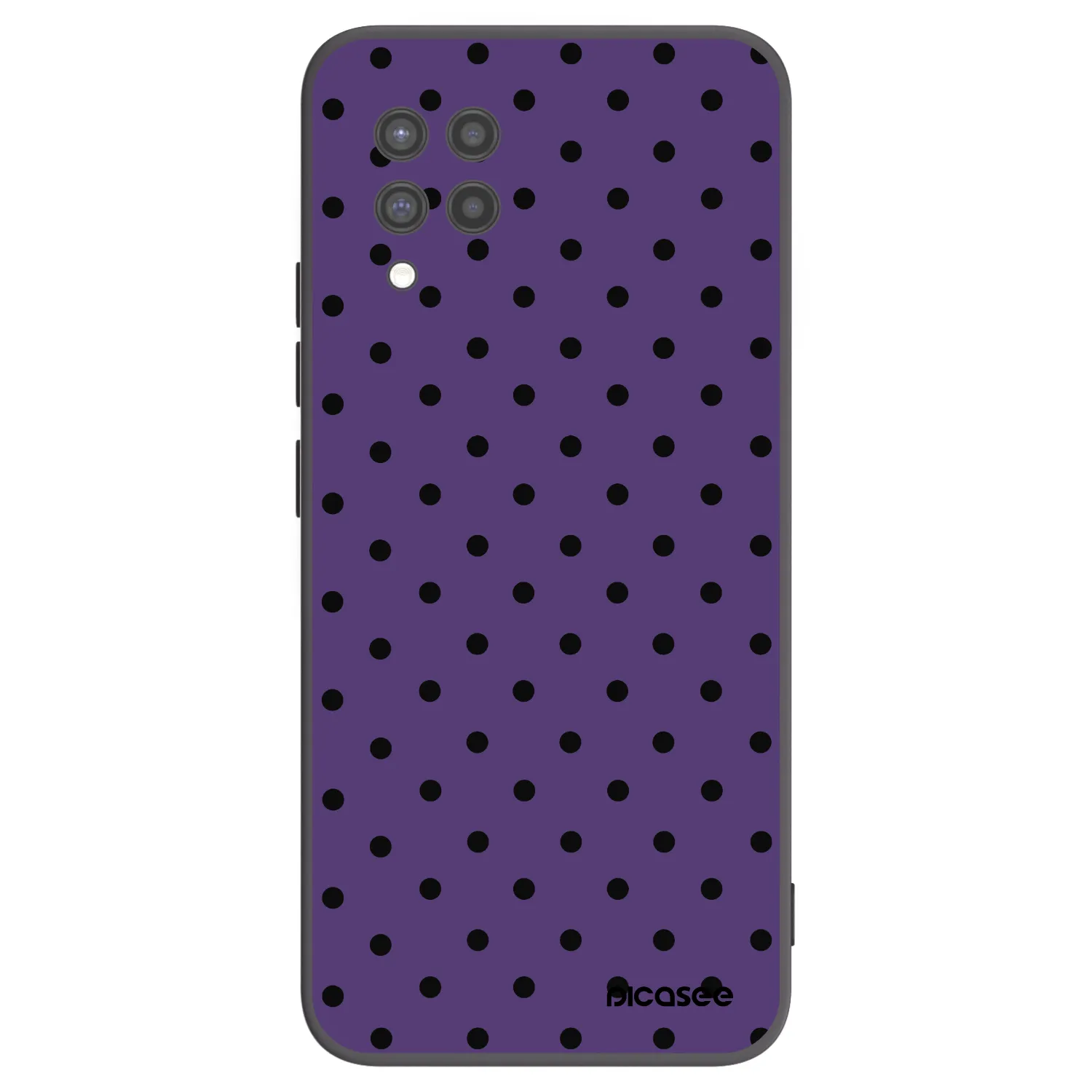 Picasee crna silikonska maskica za Samsung Galaxy A42 A426B - Flickers 2