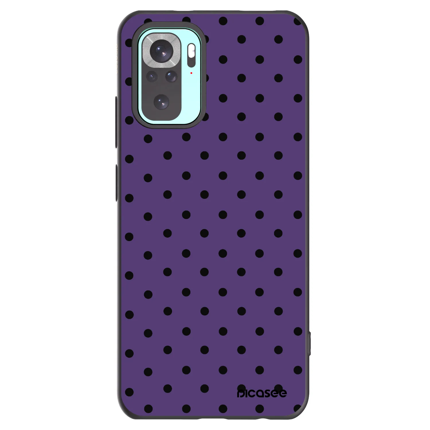 Picasee crna silikonska maskica za Xiaomi Redmi Note 10 Pro - Flickers 2