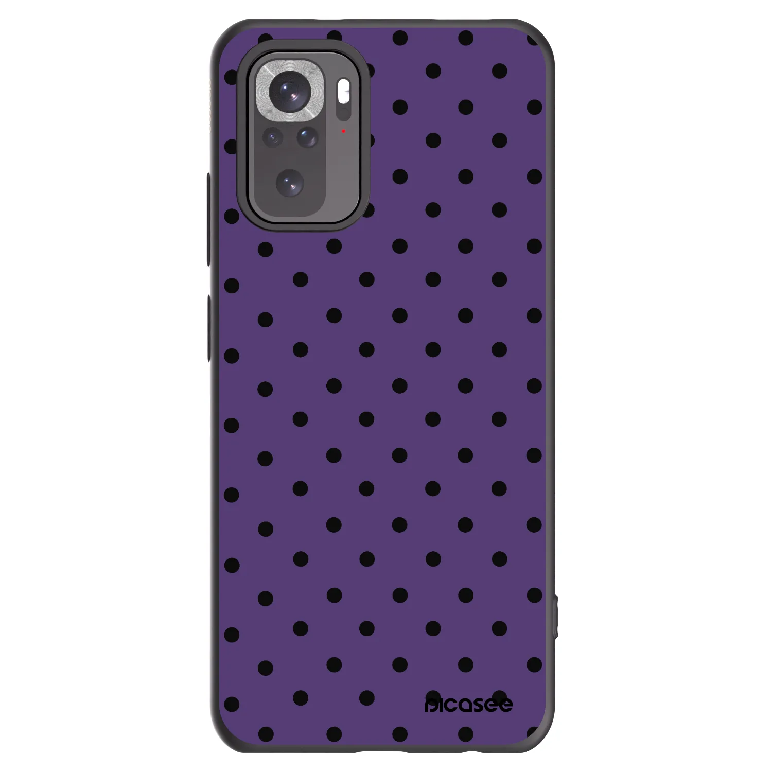 Picasee crna silikonska maskica za Xiaomi Redmi Note 10S - Flickers 2