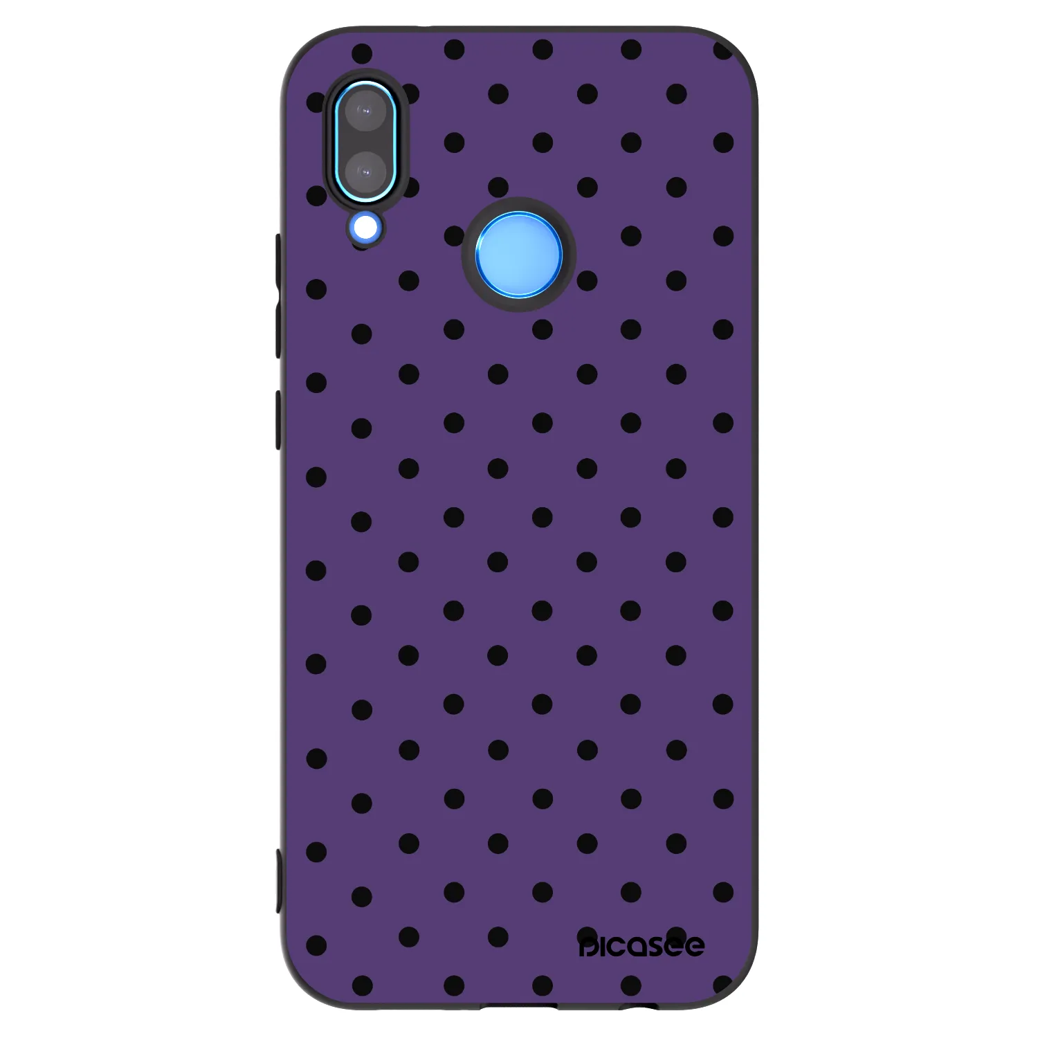 Picasee crna silikonska maskica za Huawei P20 Lite - Flickers 2