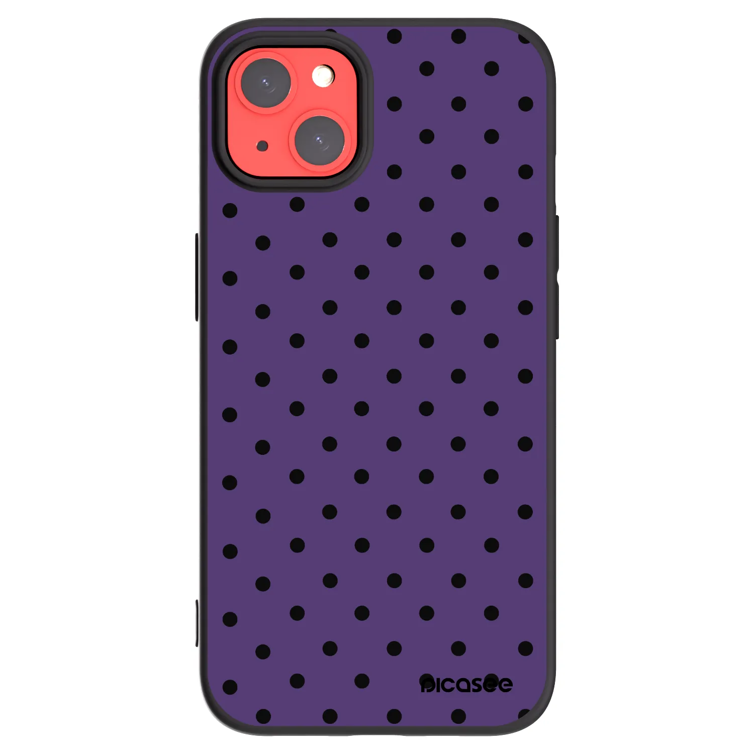 Picasee crna silikonska maskica za Apple iPhone 13 - Flickers 2