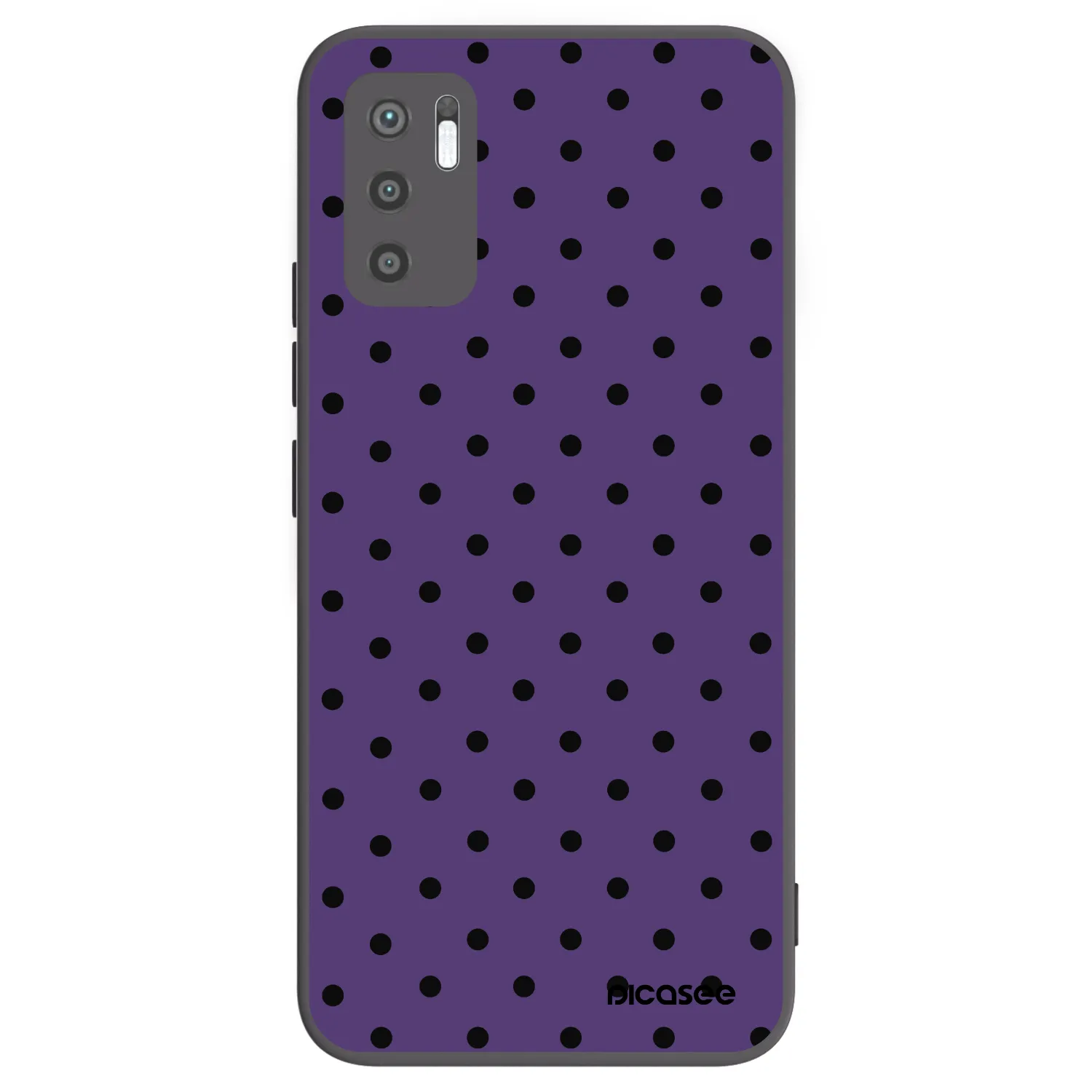 Picasee crna silikonska maskica za Xiaomi Redmi Note 10 5G - Flickers 2