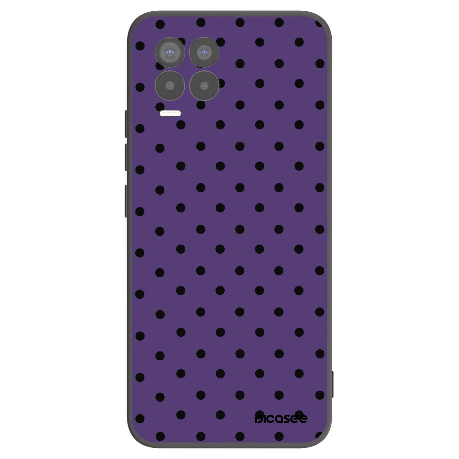 Picasee crna silikonska maskica za Realme 8 4G - Flickers 2
