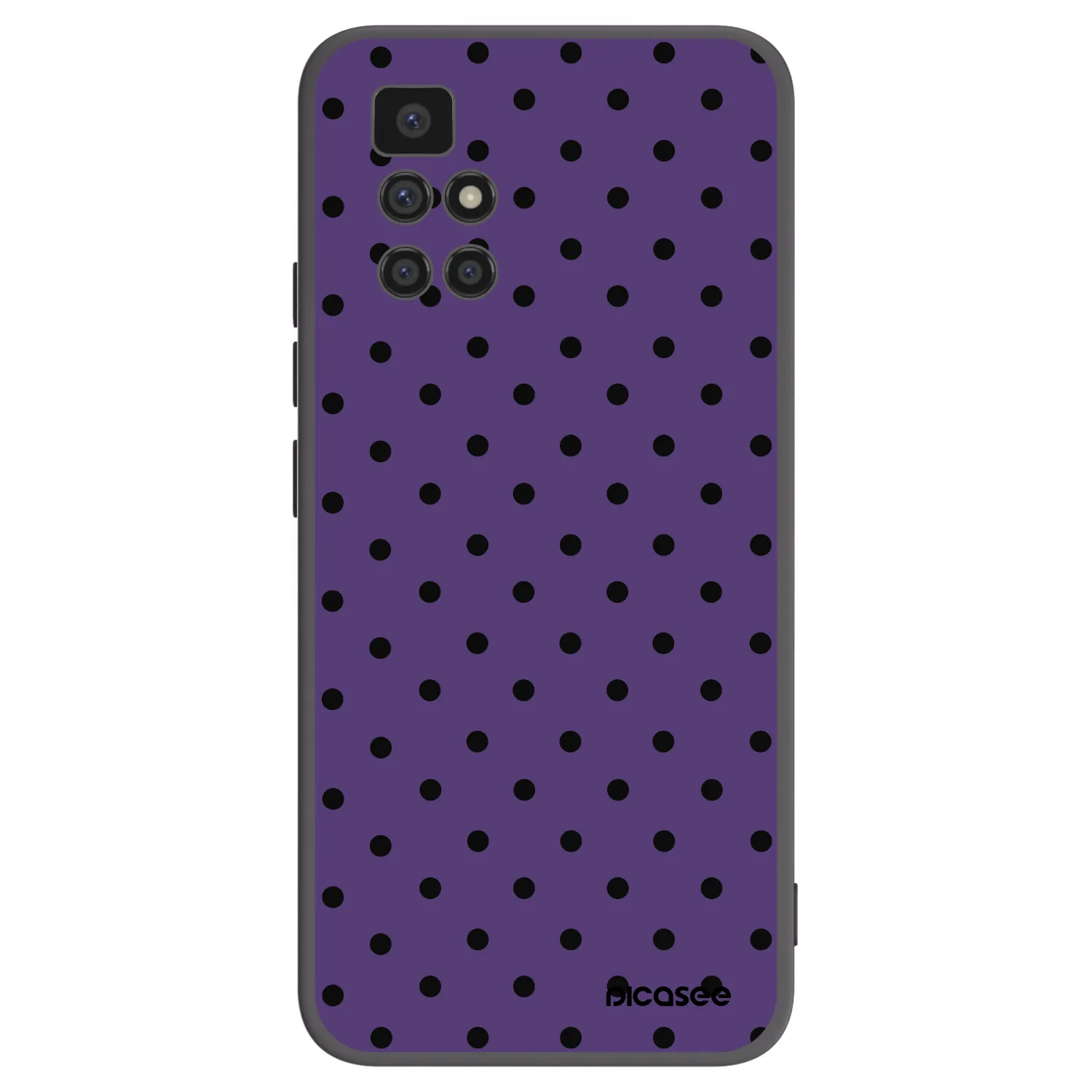 Picasee crna silikonska maskica za Xiaomi Redmi 10 - Flickers 2