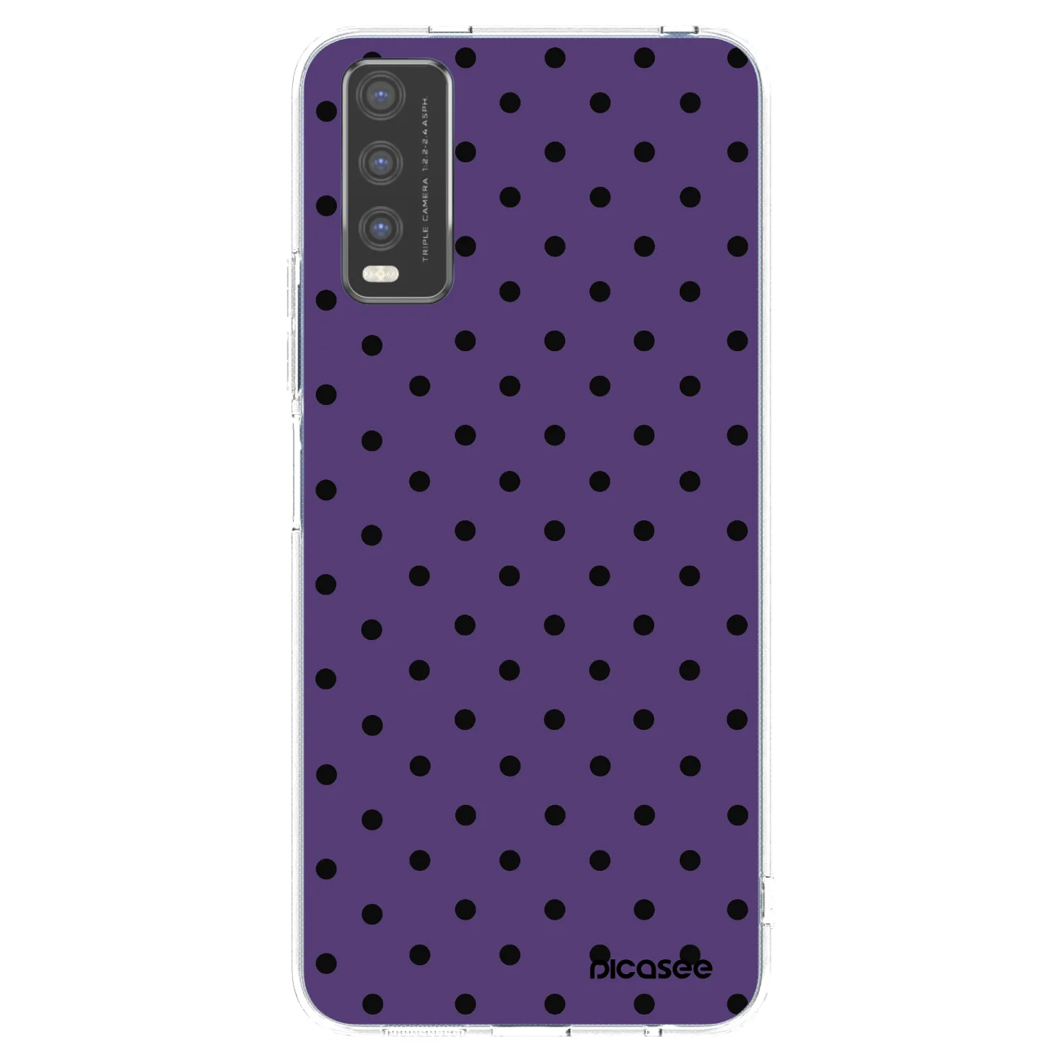 Picasee silikonska prozirna maskica za Vivo Y20s - Flickers 2