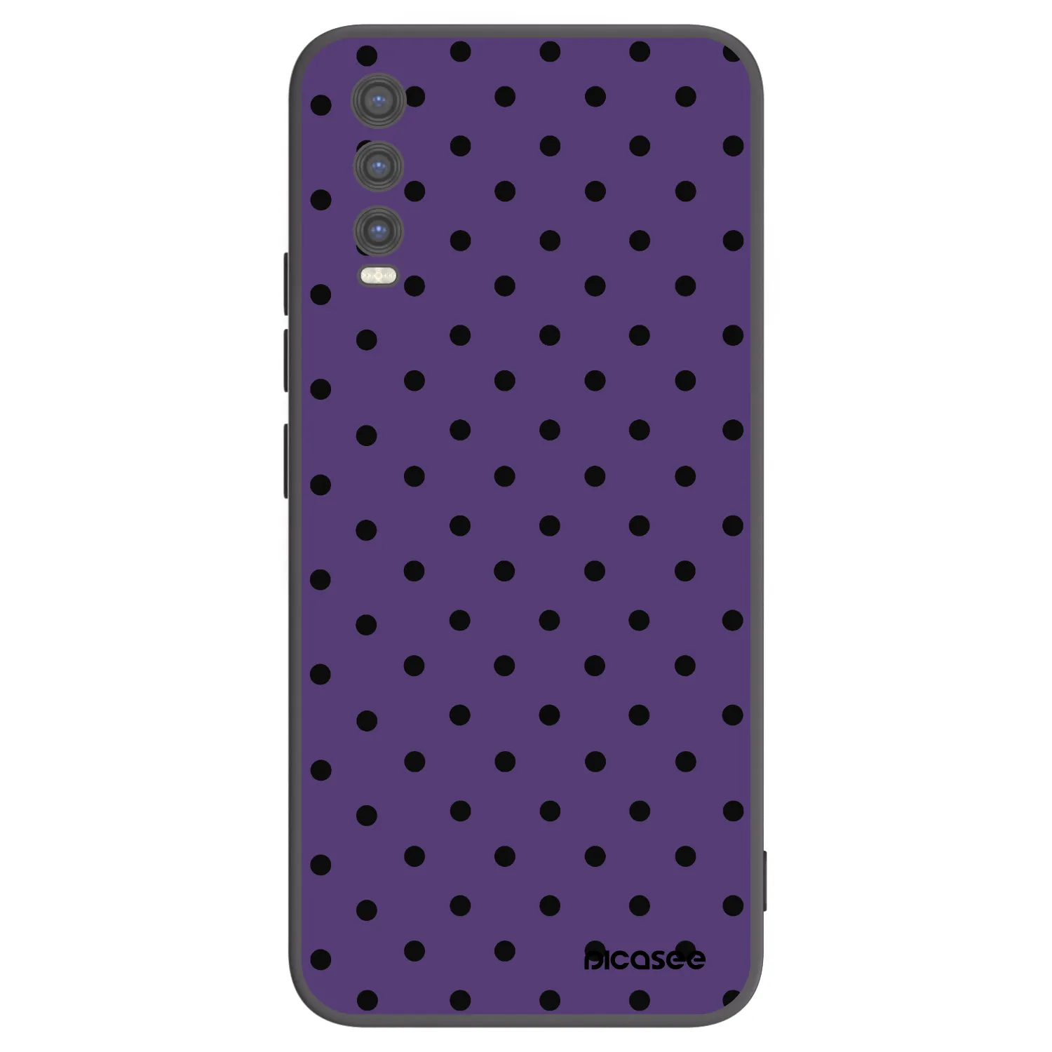 Picasee crna silikonska maskica za Vivo Y20s - Flickers 2