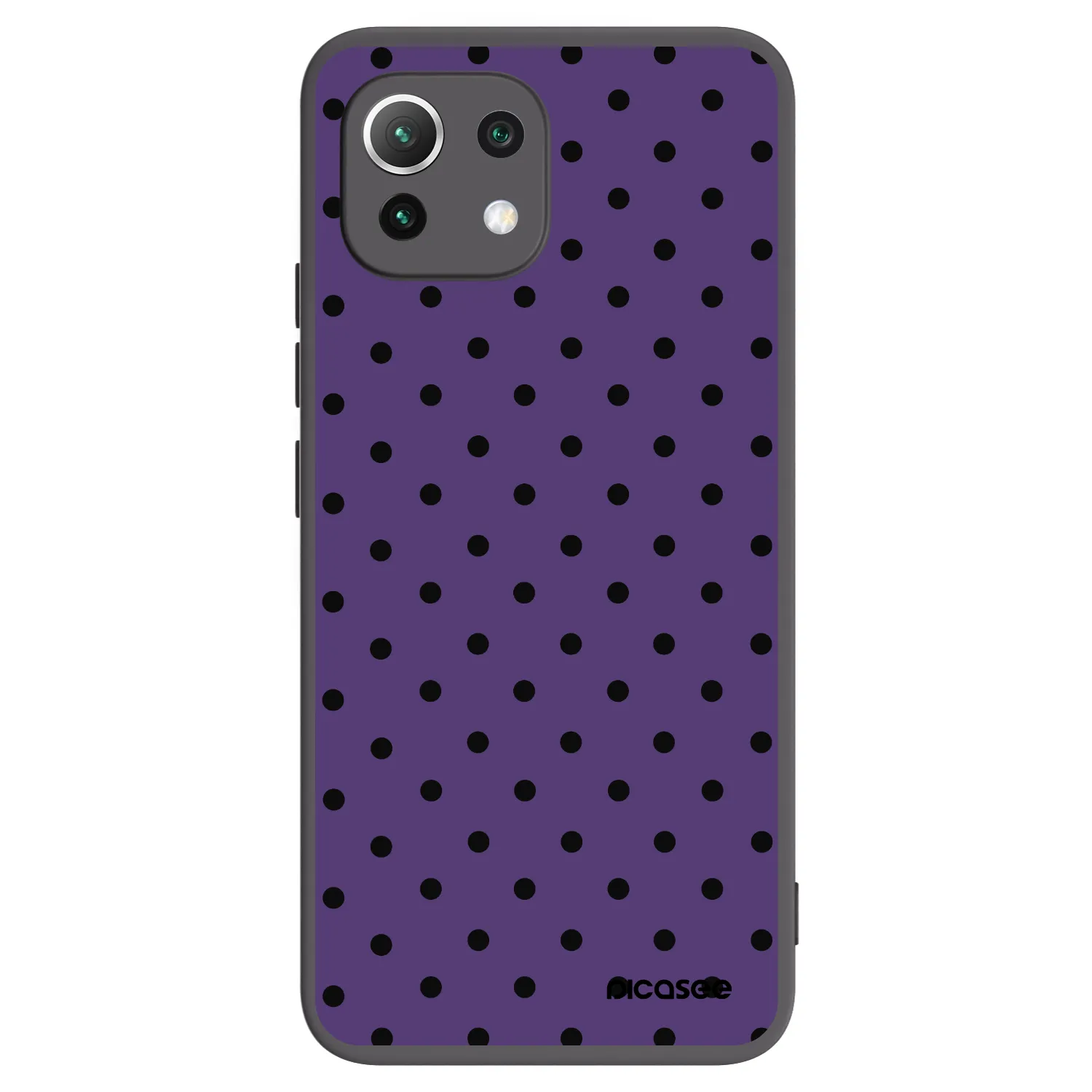 Picasee crna silikonska maskica za Xiaomi 11 Lite 5G NE - Flickers 2