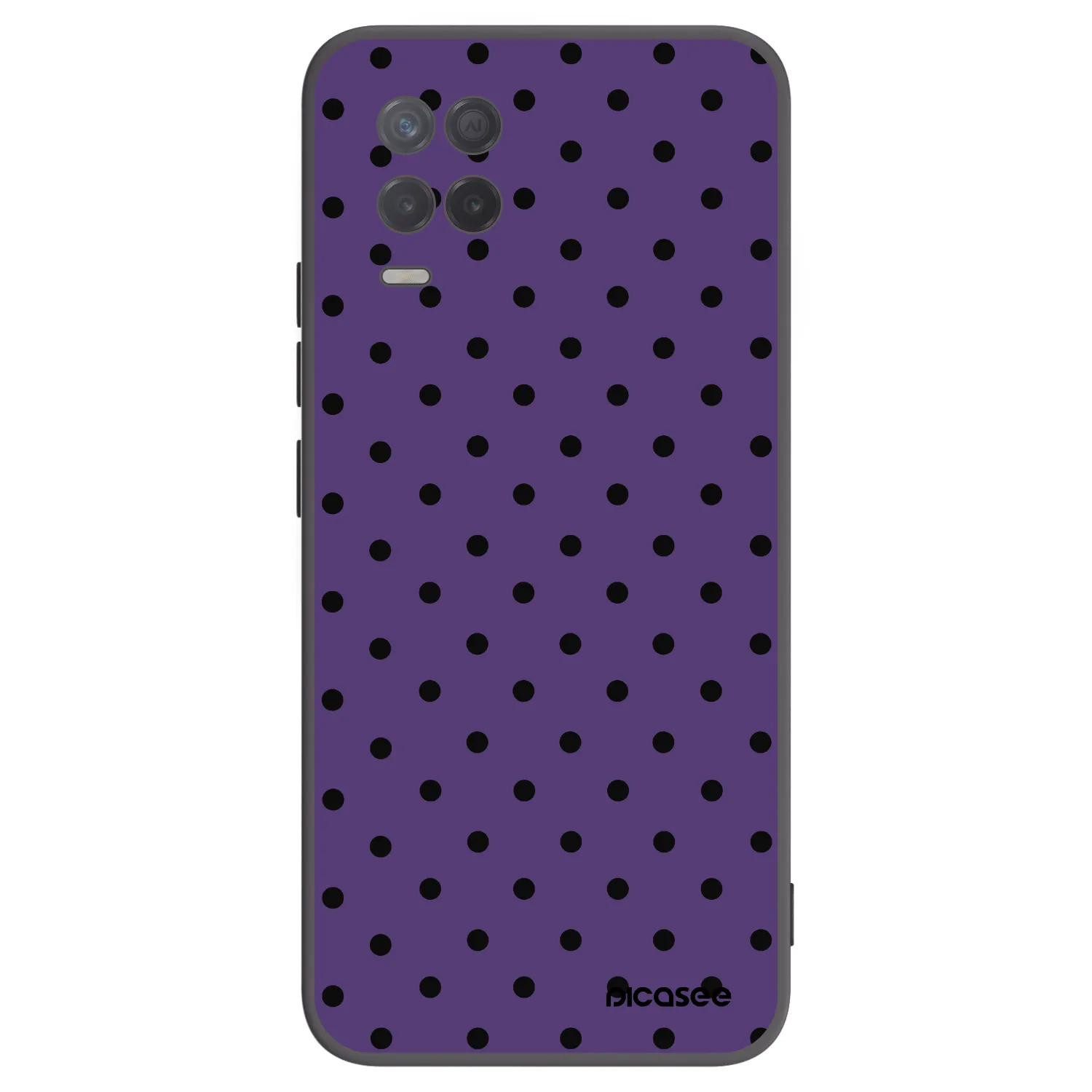 Picasee crna silikonska maskica za Realme 8 5G - Flickers 2