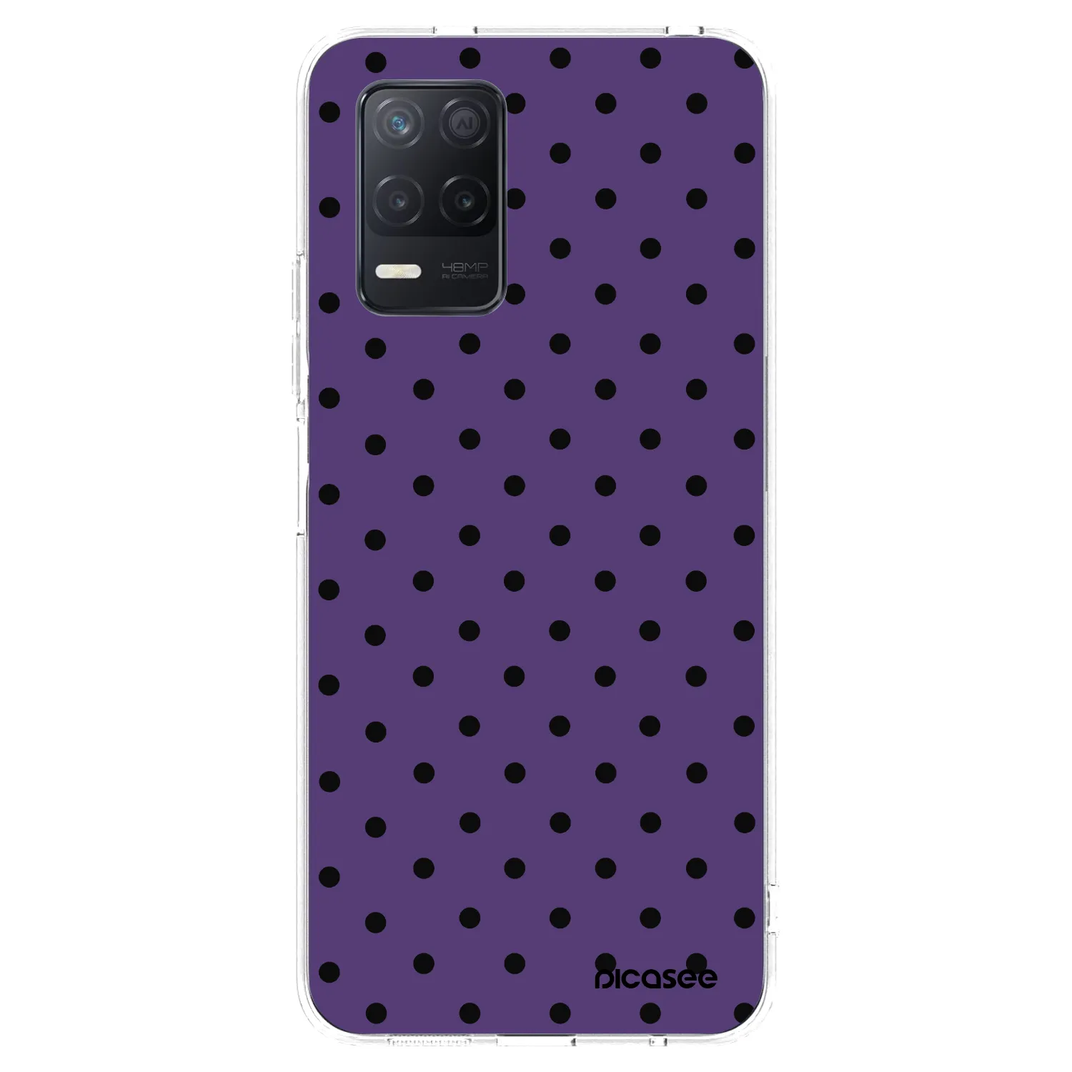 Picasee silikonska prozirna maskica za Realme 8 5G - Flickers 2