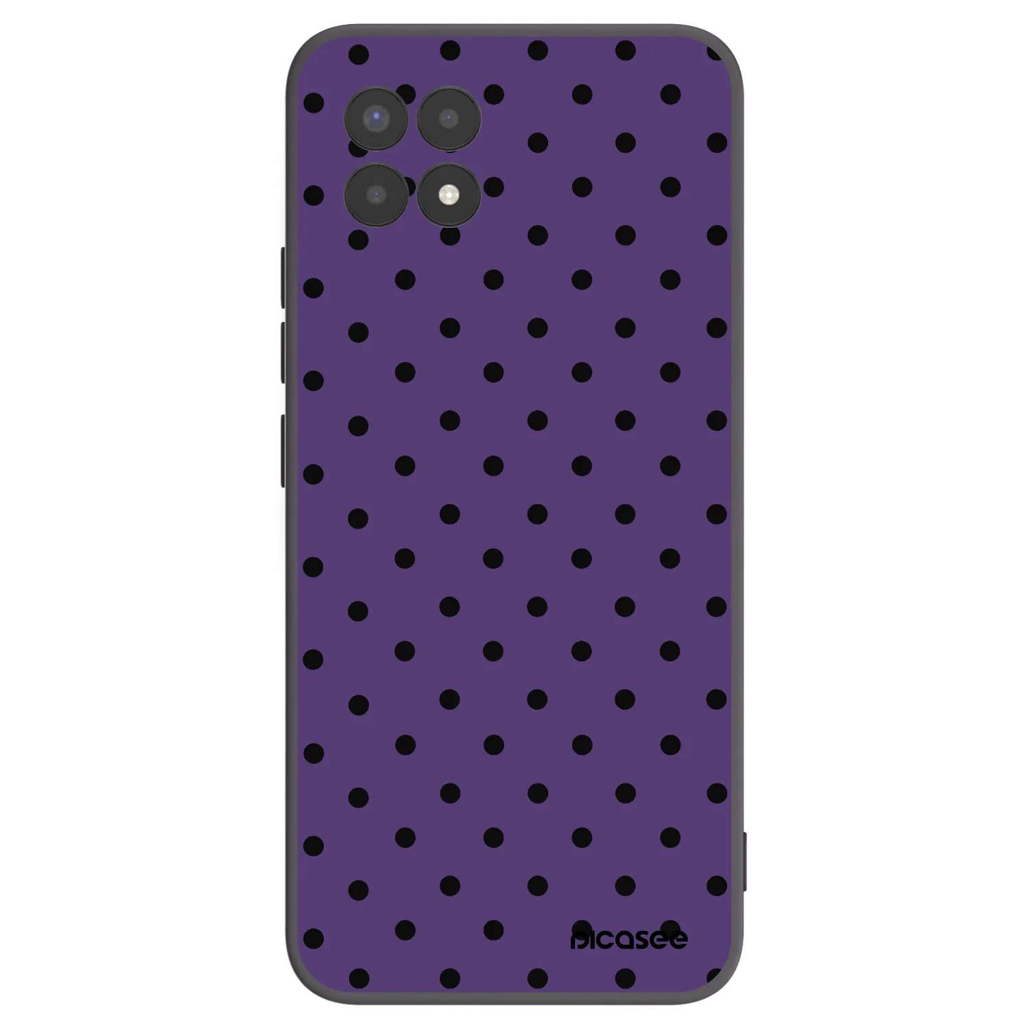 Picasee crna silikonska maskica za Realme 8i - Flickers 2