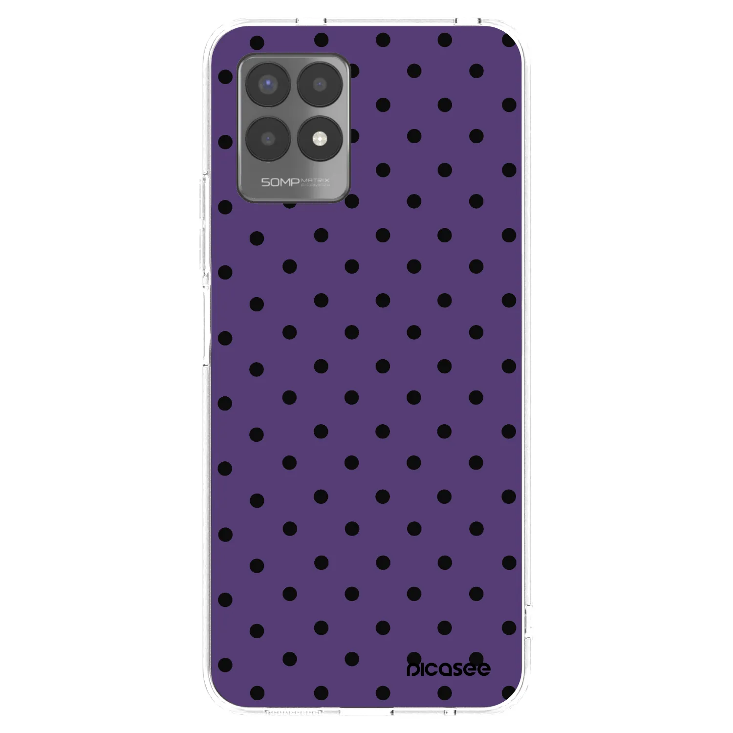 Picasee silikonska prozirna maskica za Realme 8i - Flickers 2