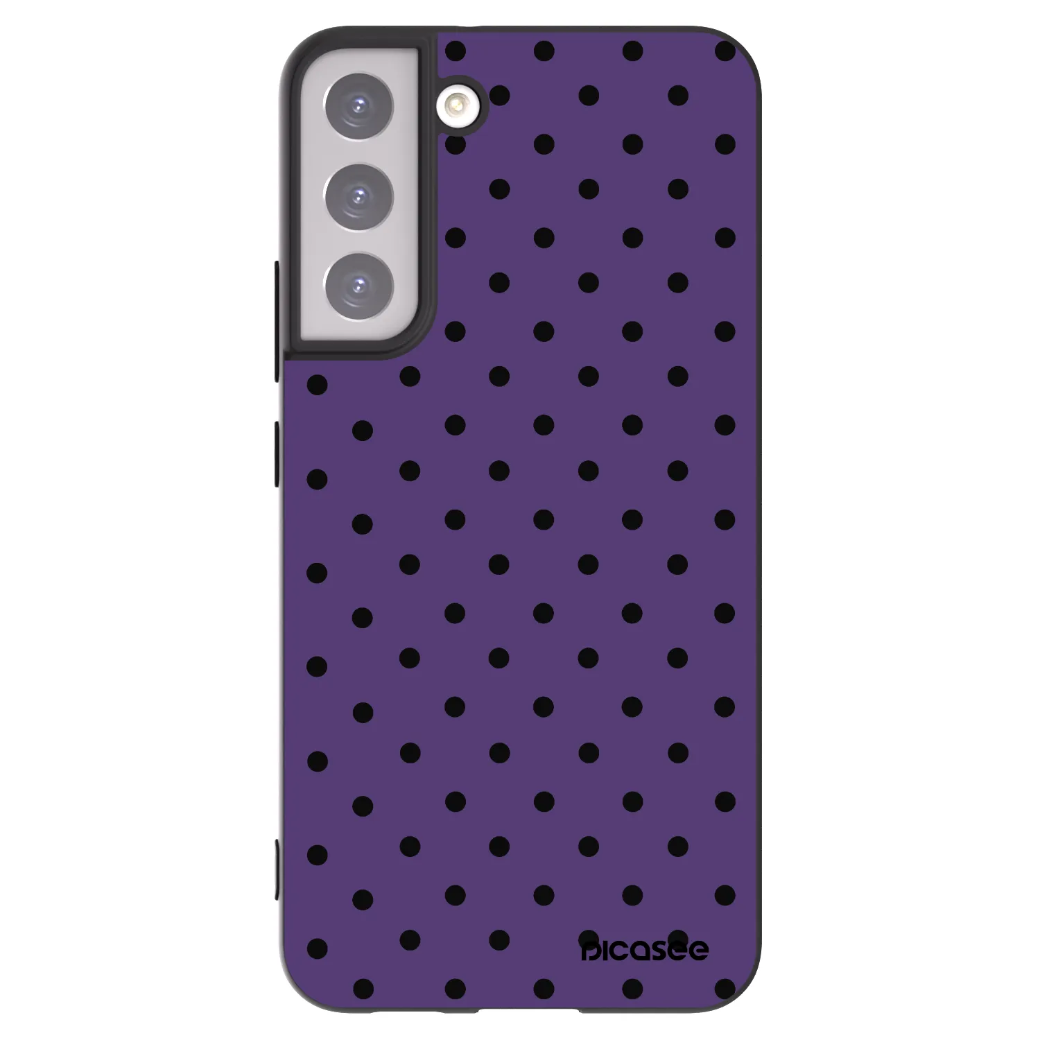 Picasee crna silikonska maskica za Samsung Galaxy S22+ 5G - Flickers 2