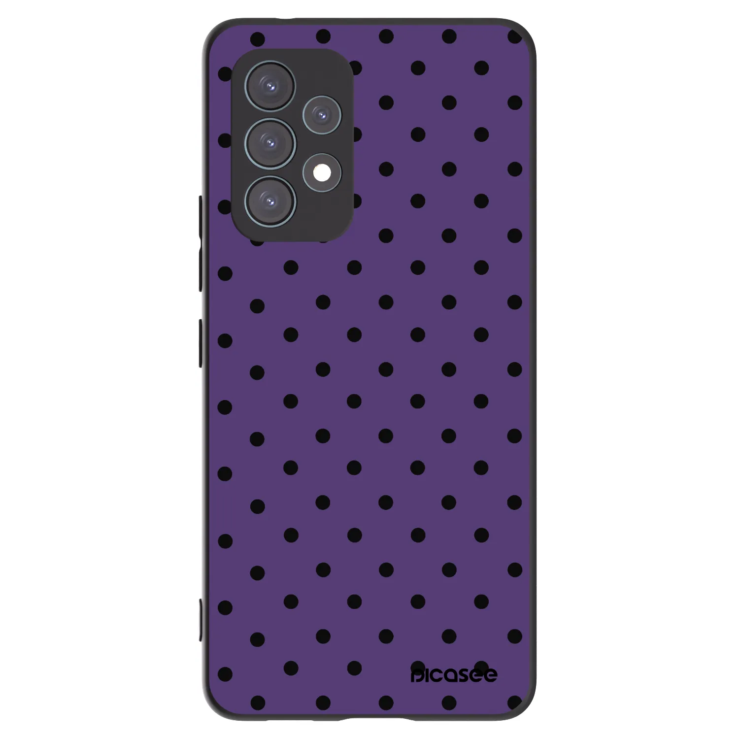 Picasee crna silikonska maskica za Samsung Galaxy A53 5G A536 - Flickers 2