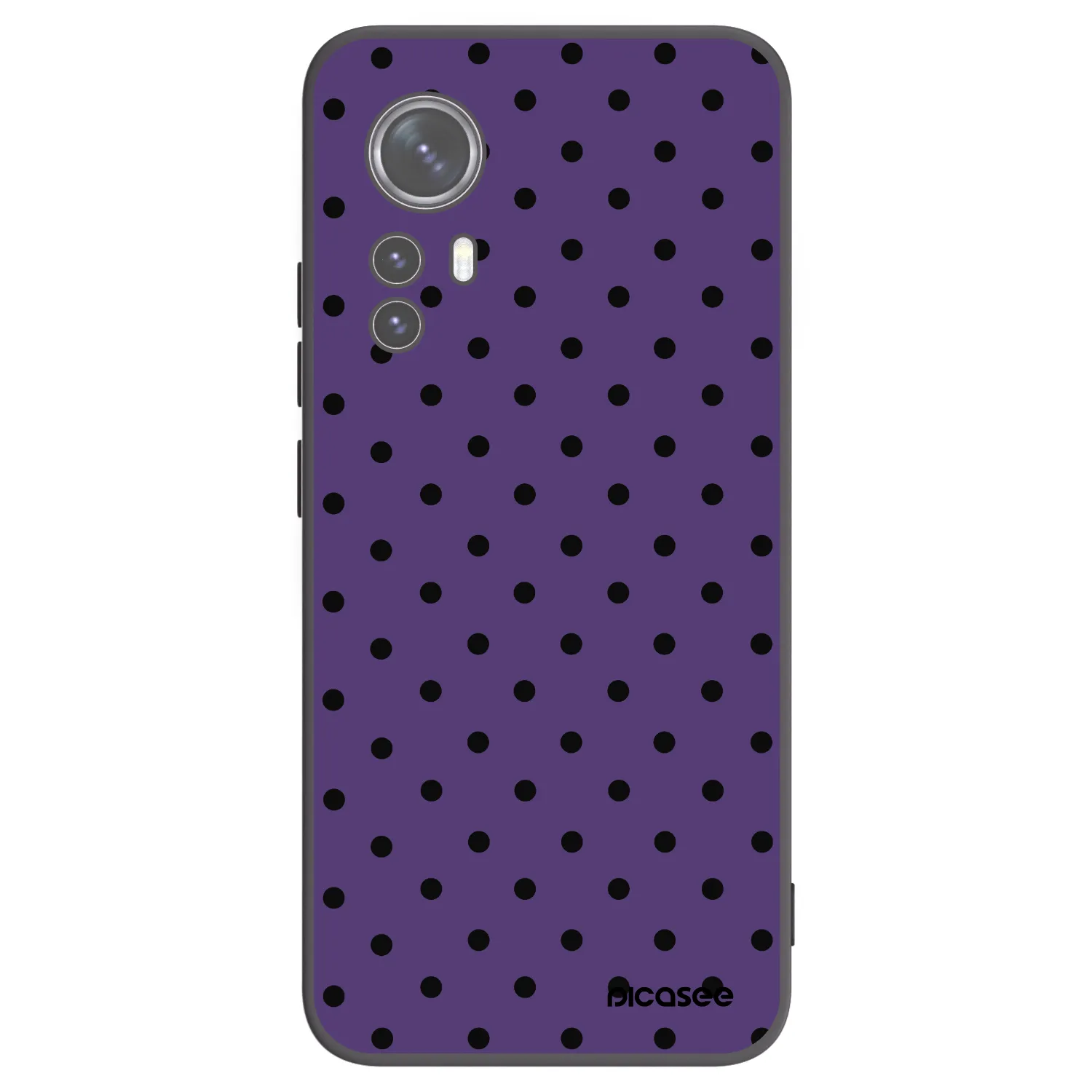 Picasee crna silikonska maskica za Xiaomi 12 - Flickers 2
