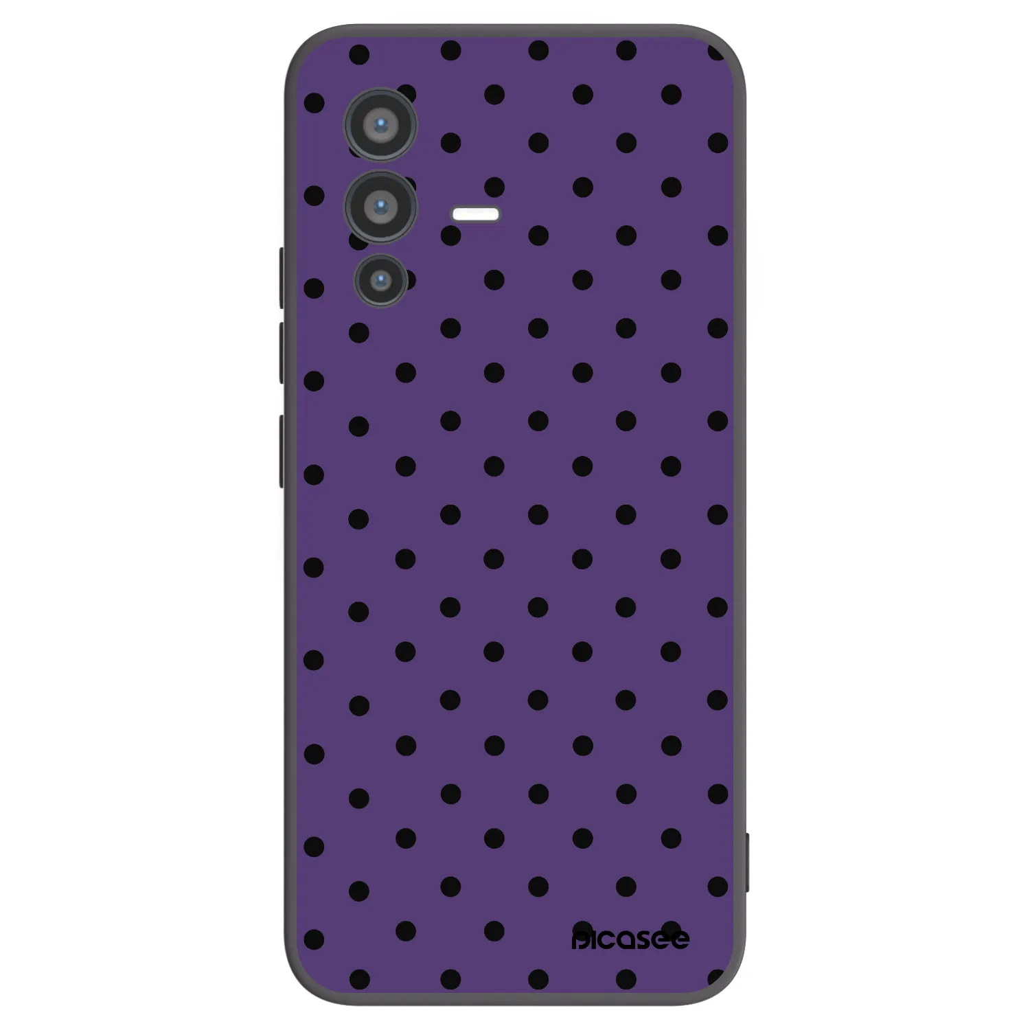 Picasee crna silikonska maskica za Vivo V23 5G - Flickers 2