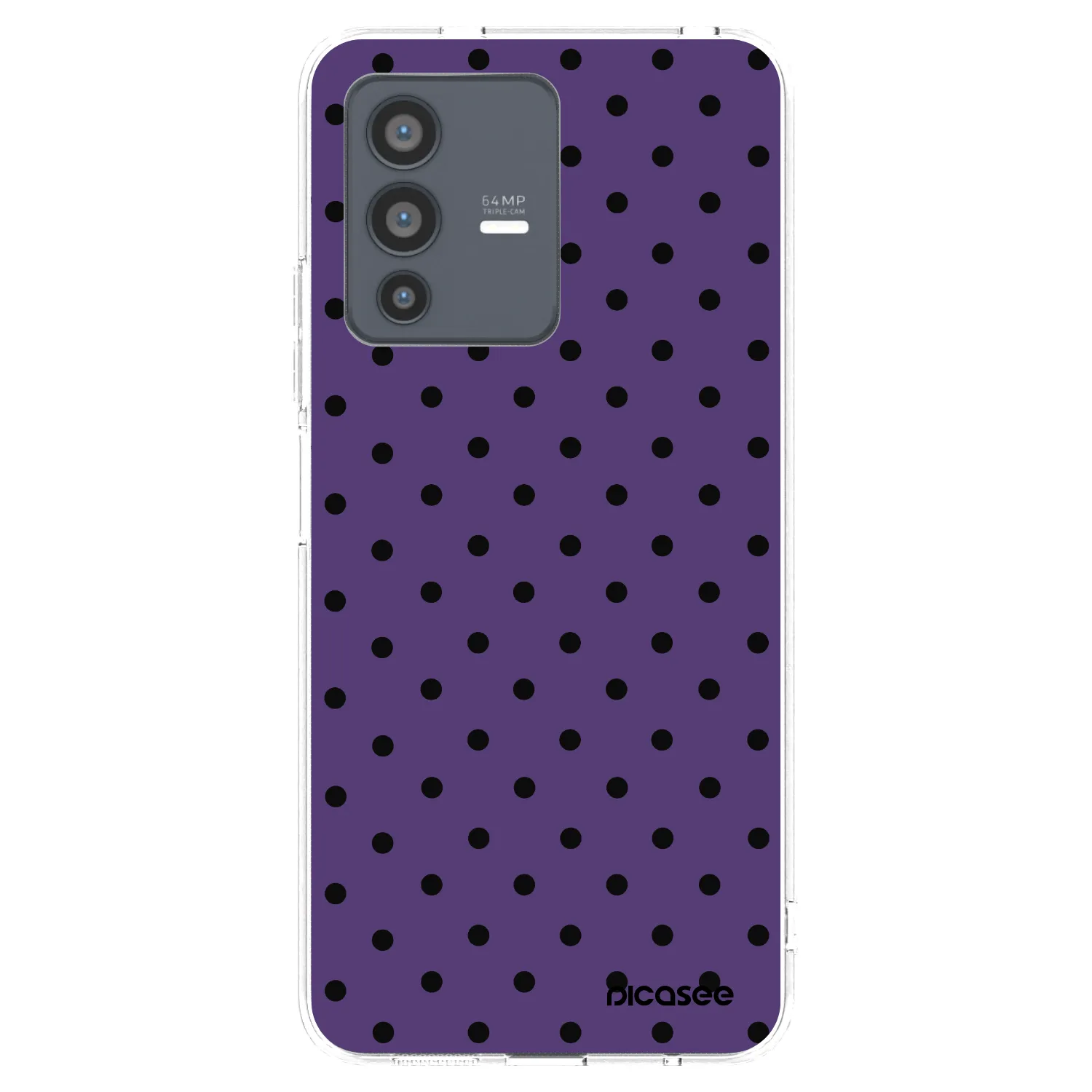 Picasee silikonska prozirna maskica za Vivo V23 5G - Flickers 2