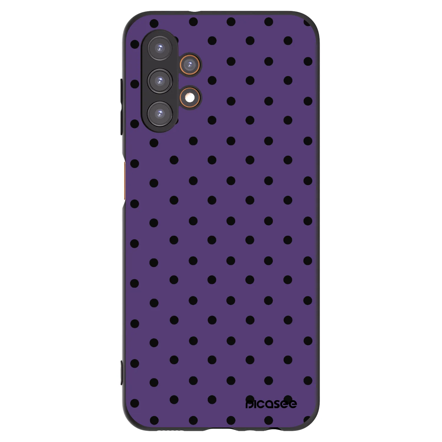 Picasee crna silikonska maskica za Samsung Galaxy A13 4G A135 - Flickers 2
