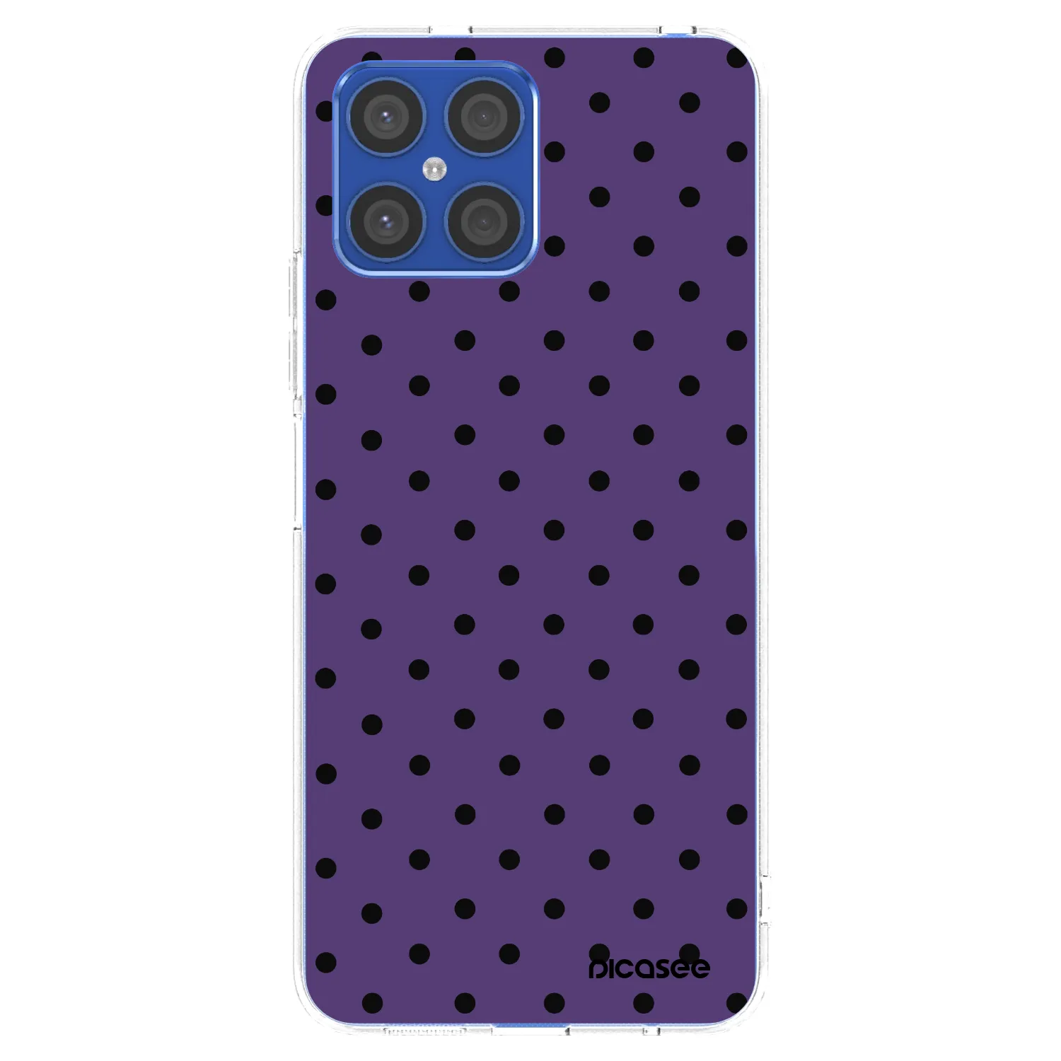 Picasee silikonska prozirna maskica za Honor X8 4G - Flickers 2