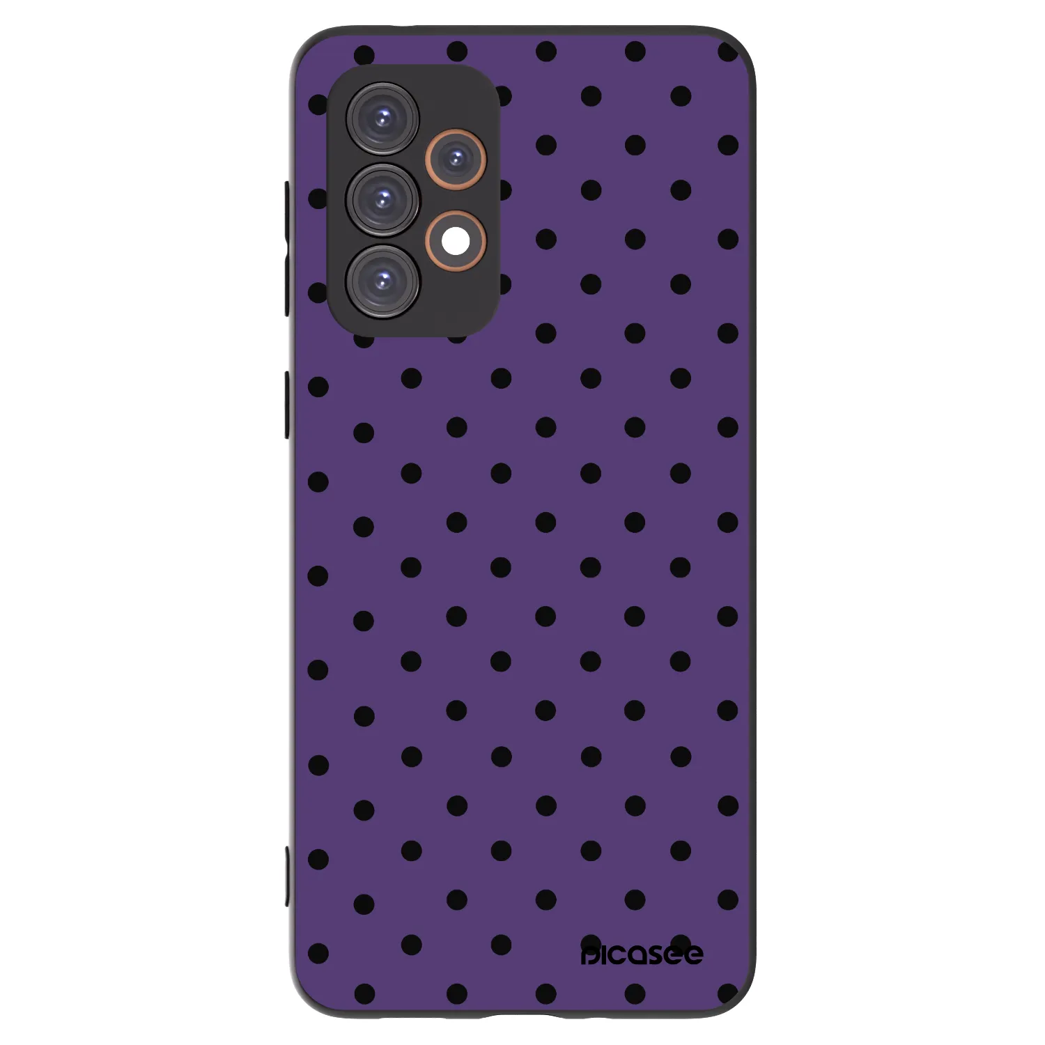 Picasee crna silikonska maskica za Samsung Galaxy A33 5G A336 - Flickers 2