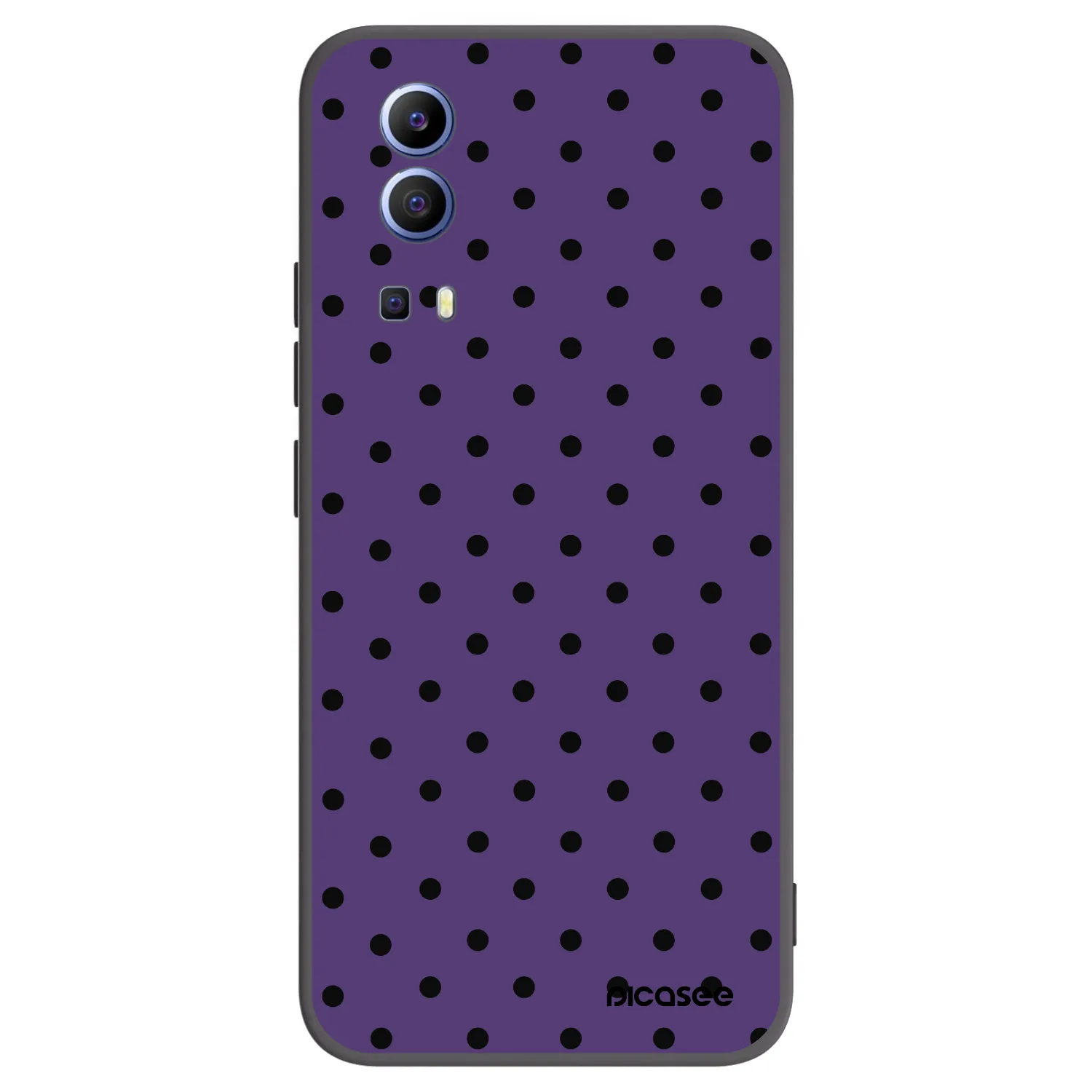 Picasee crna silikonska maskica za Vivo Y52 5G - Flickers 2